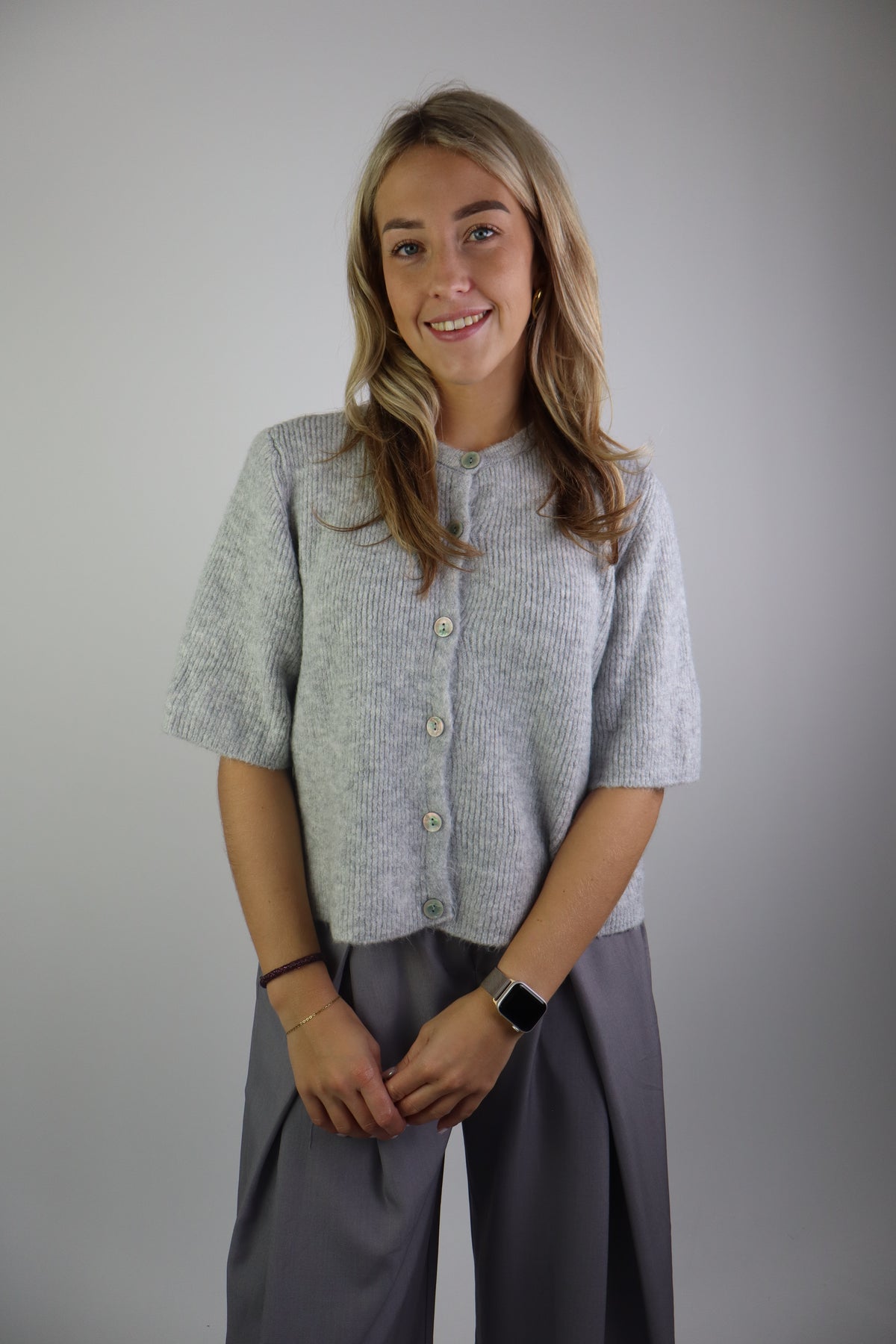 Jenna Knitted Top Grey