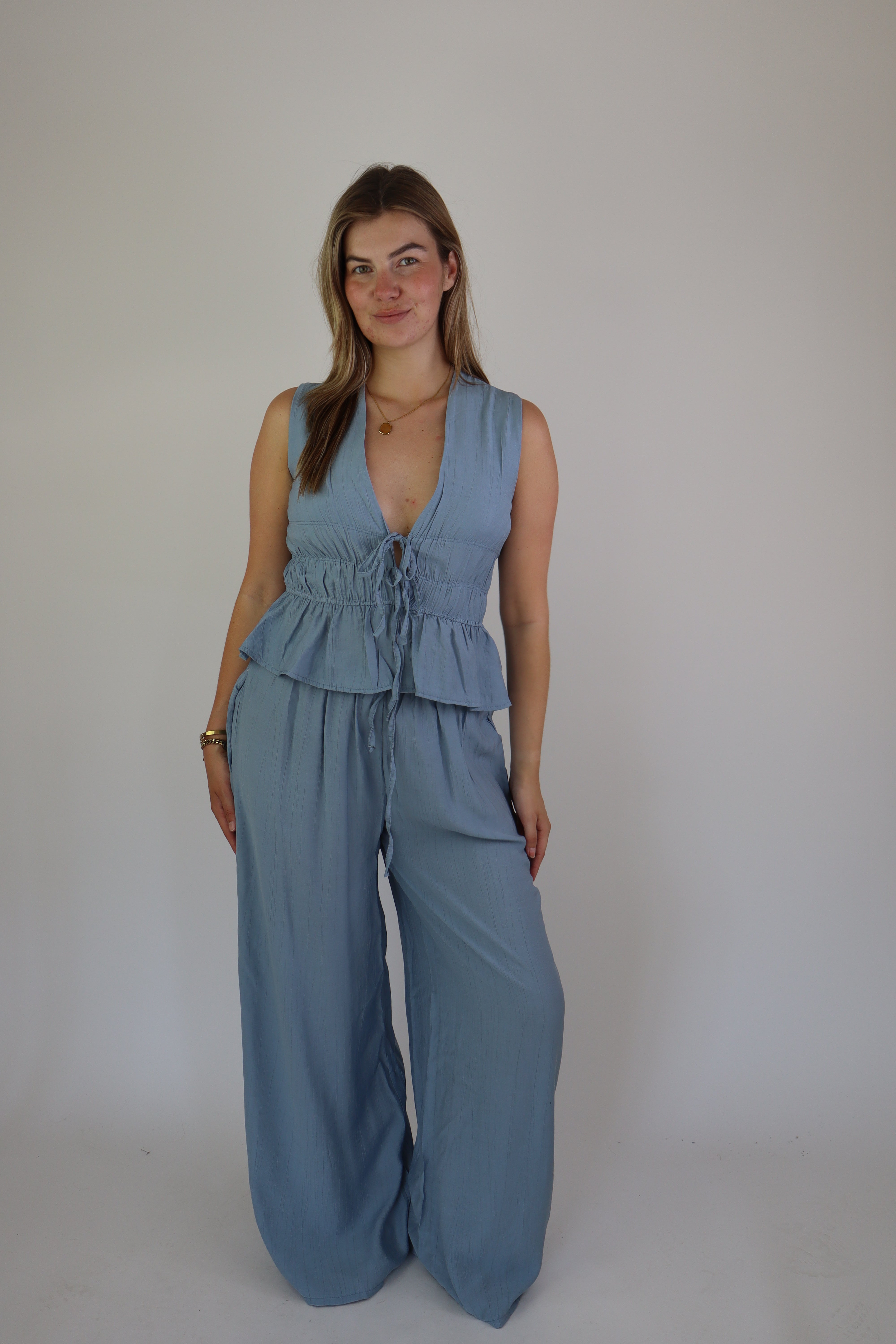Vera Two Piece Set Blue
