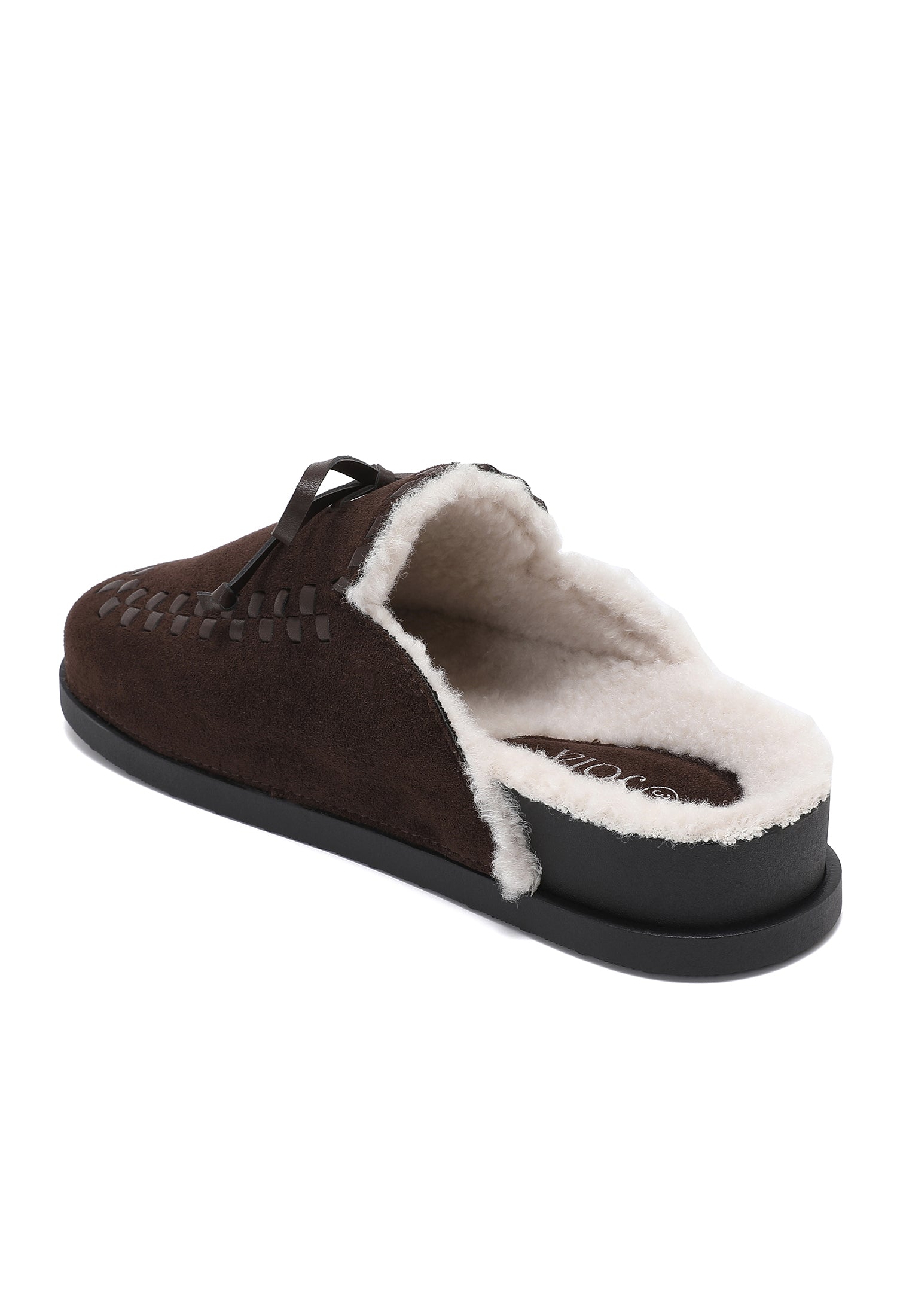 Fluffy Loafers Brown