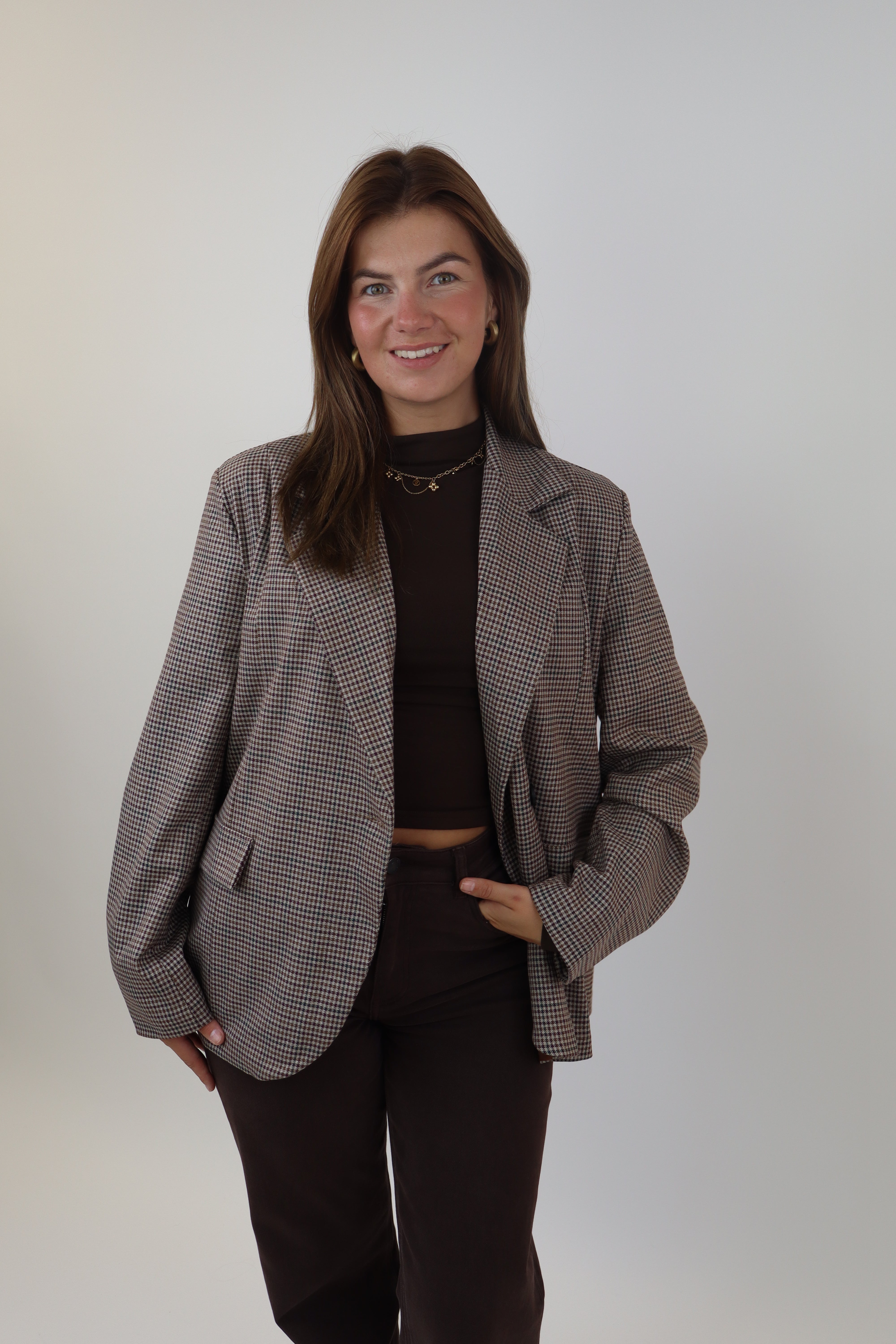 Sterre Geruite Blazer