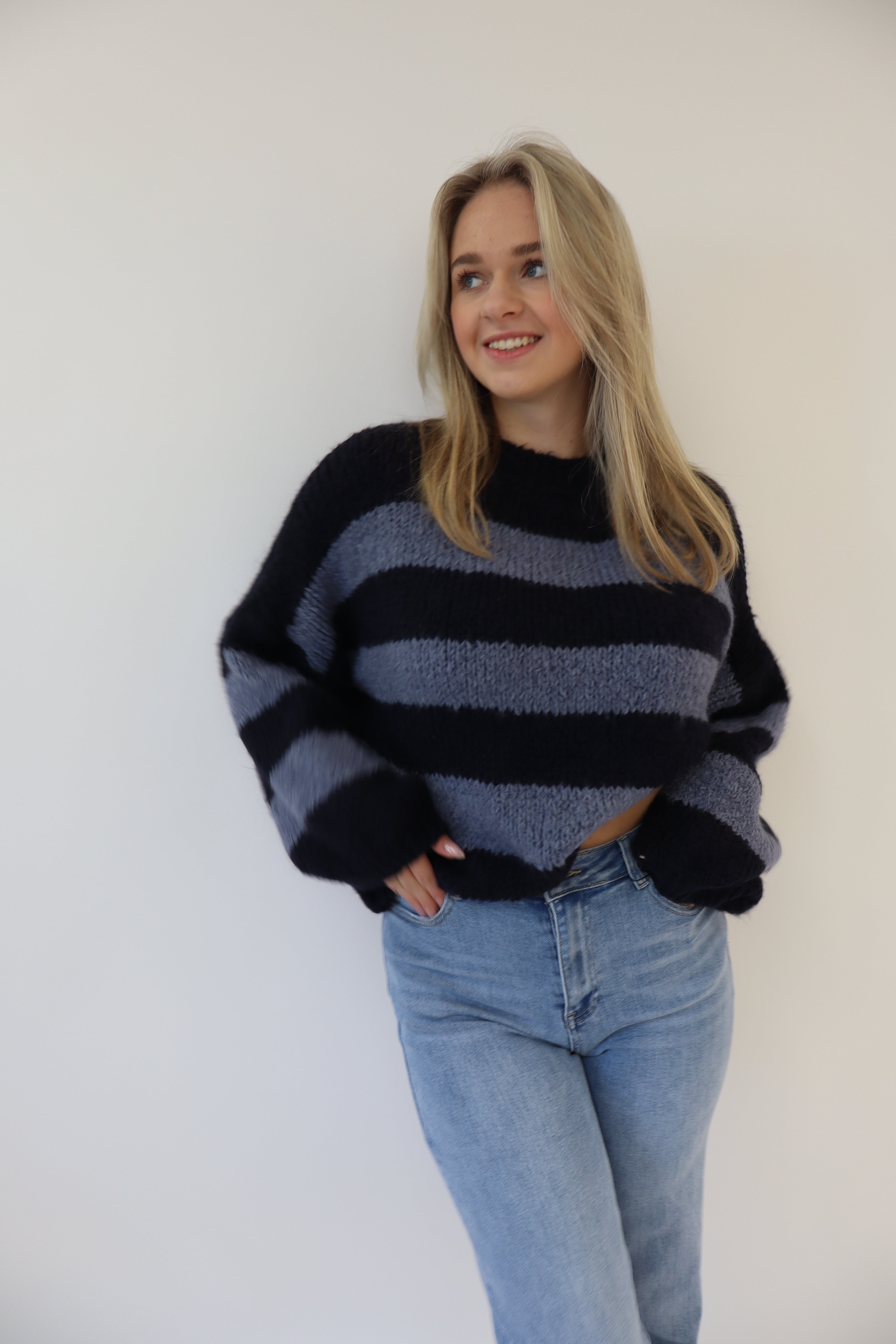 Liva Sweater Navy/Blauw