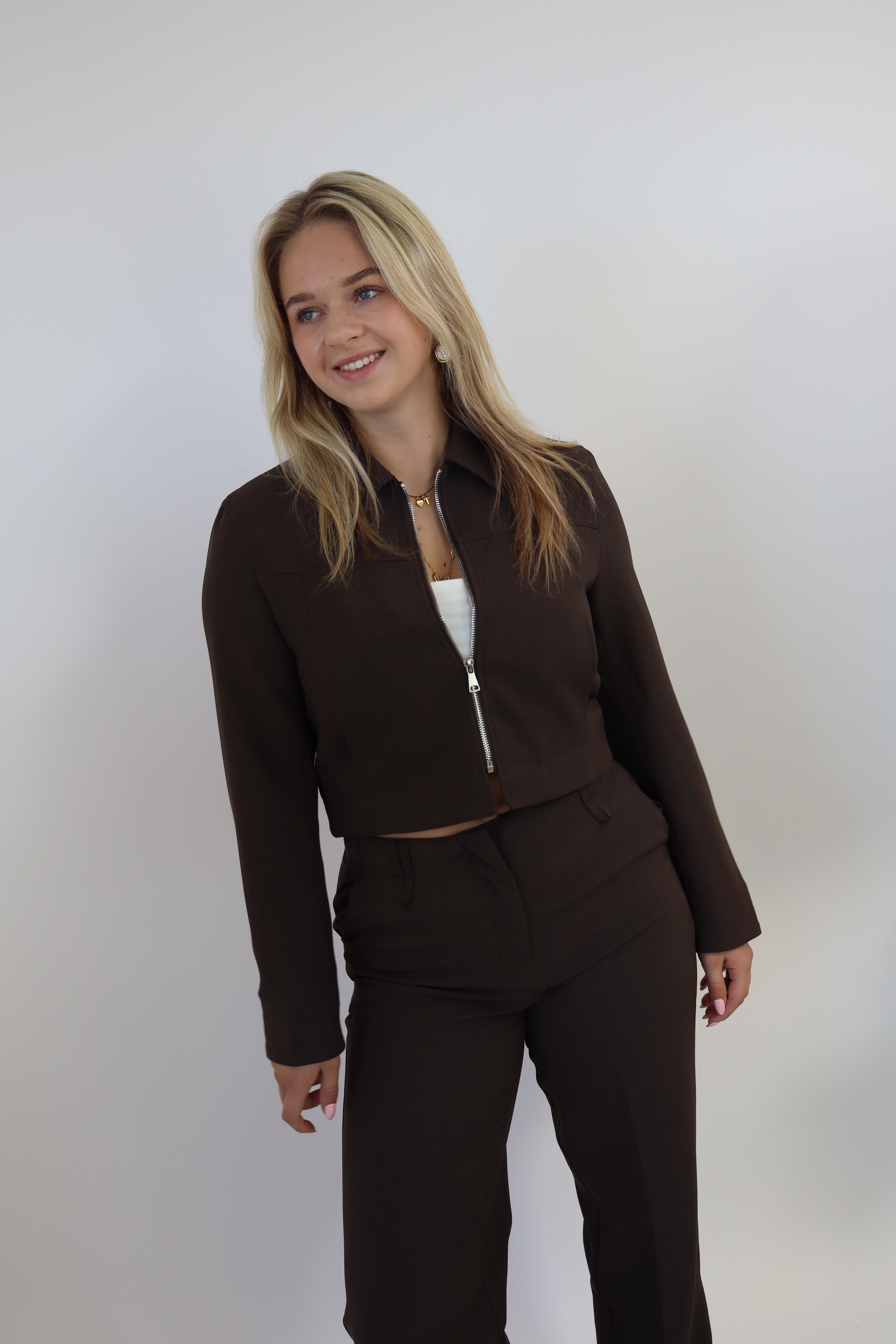 By Kie Jacket - Dark Brown