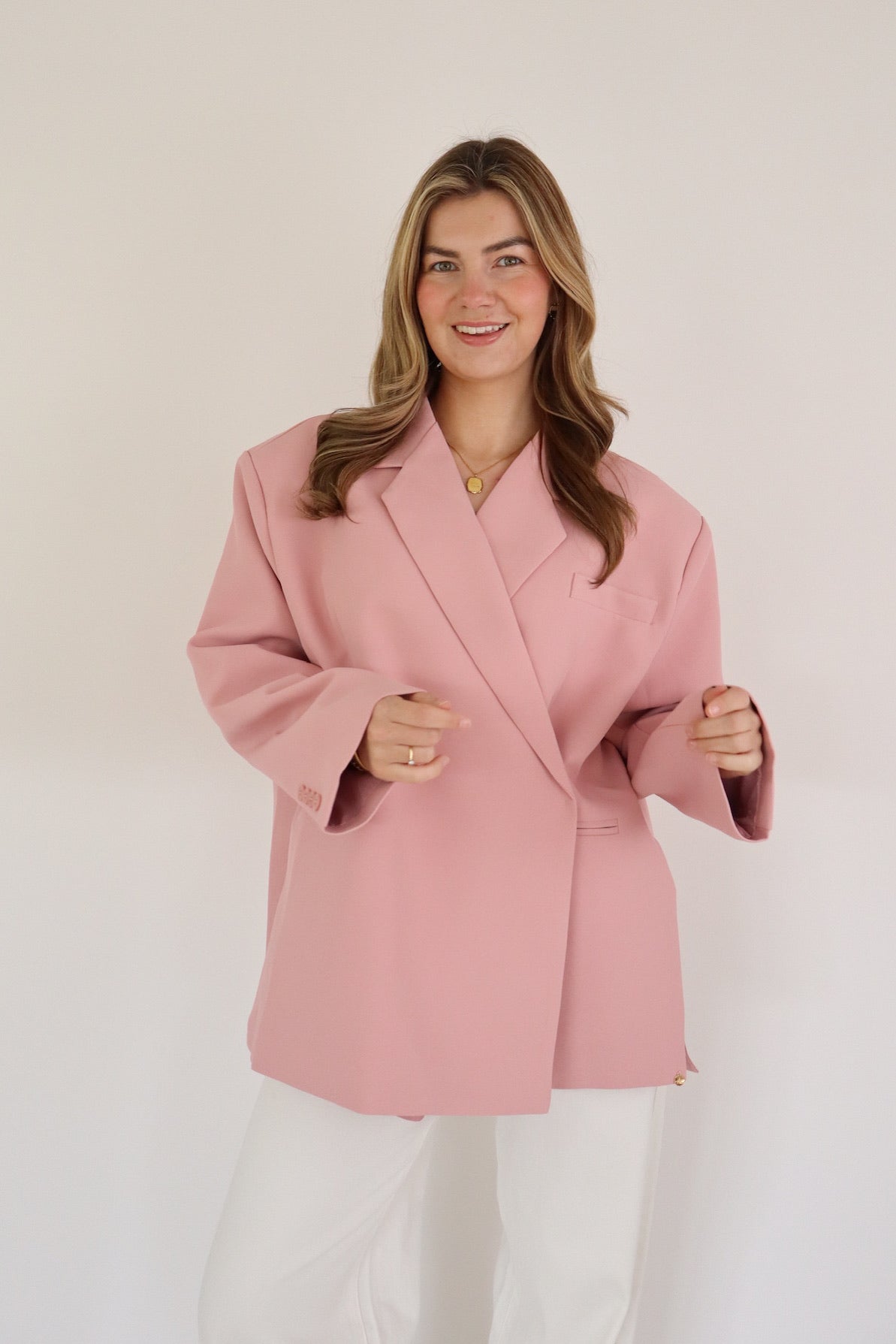 BOXY BLAZER PINK