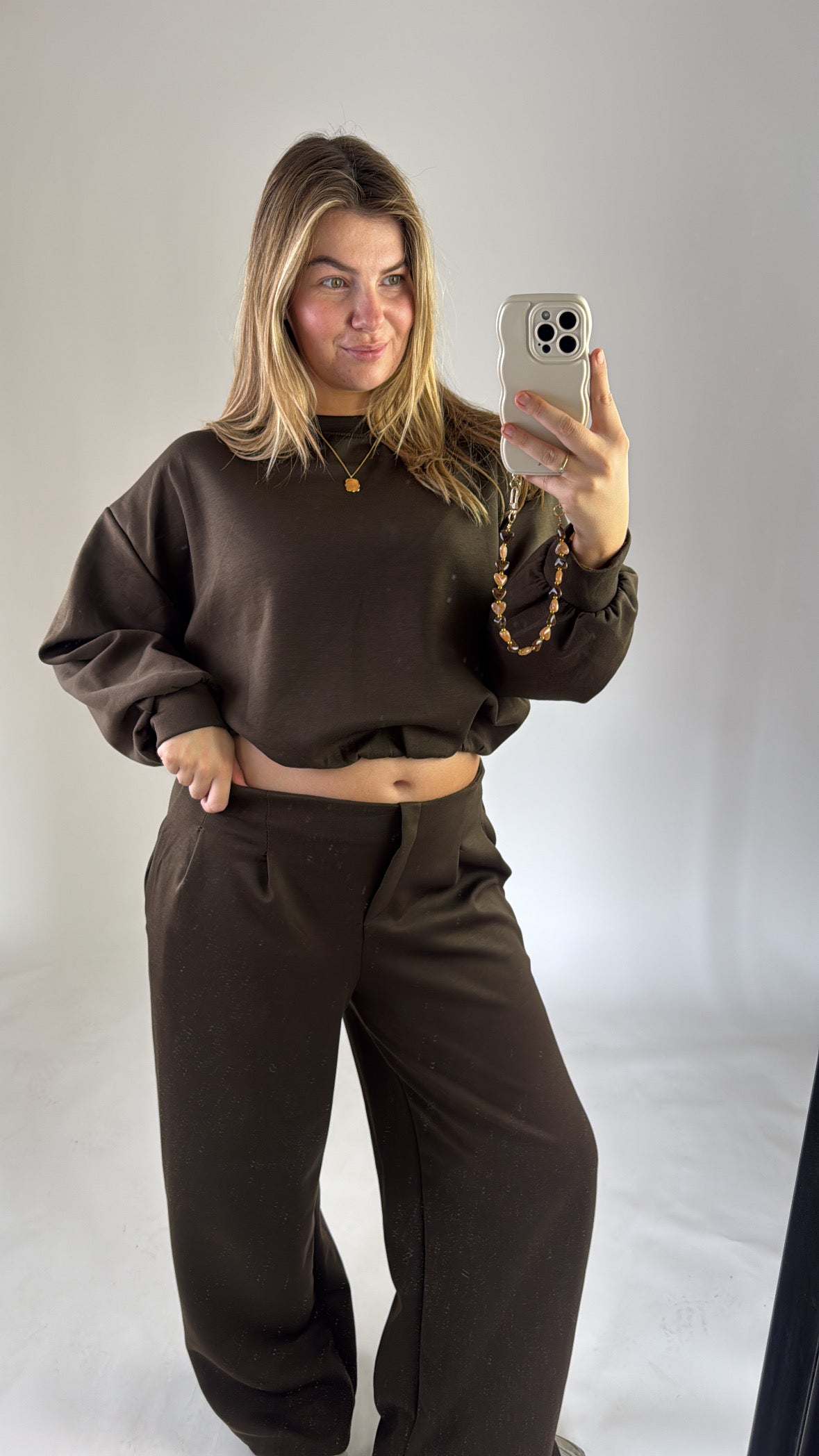 Romy Jogging Set Brown