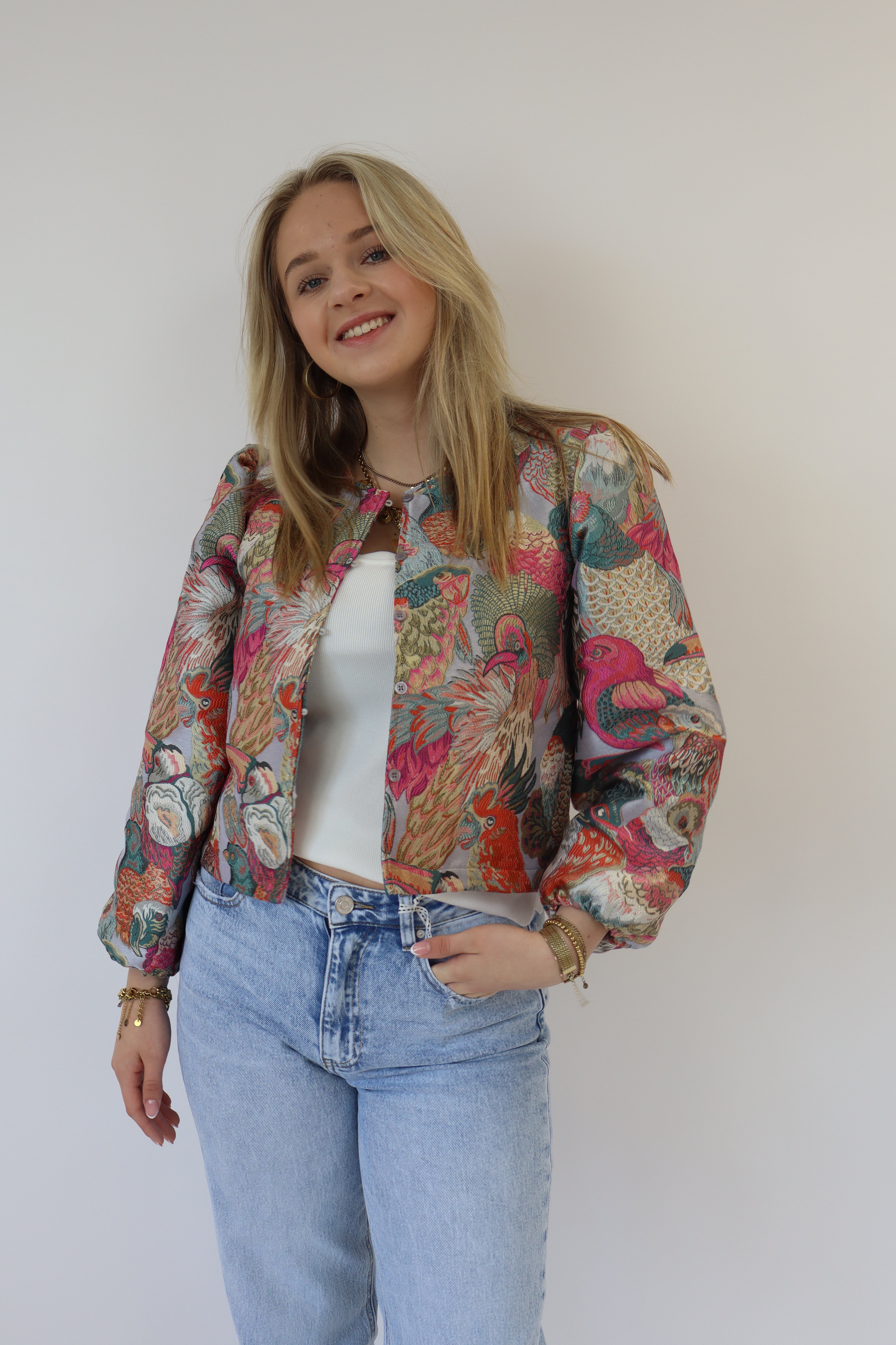 Dana Top Vogel Print