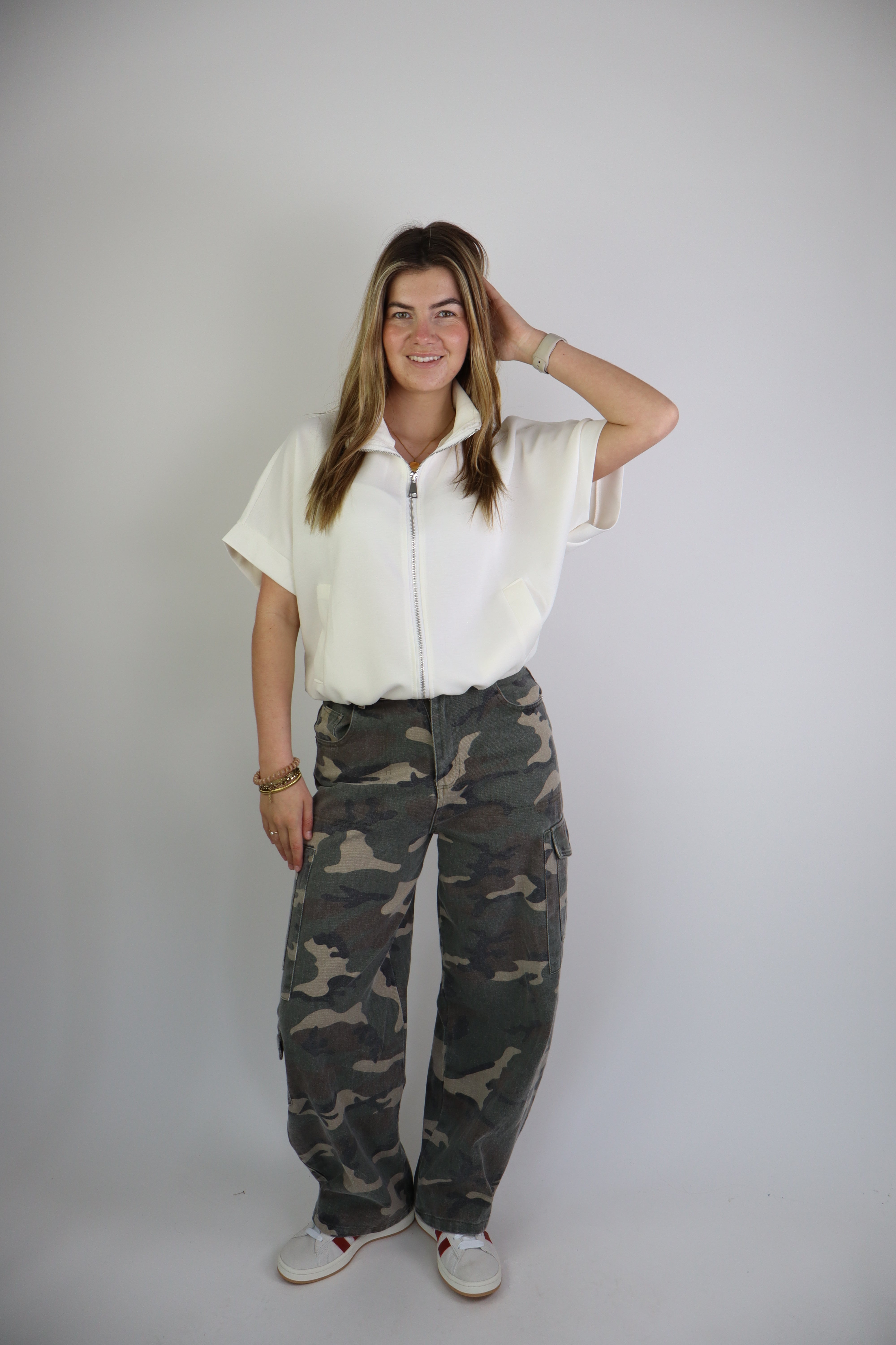 Ambika Caby Camouflage Jeans