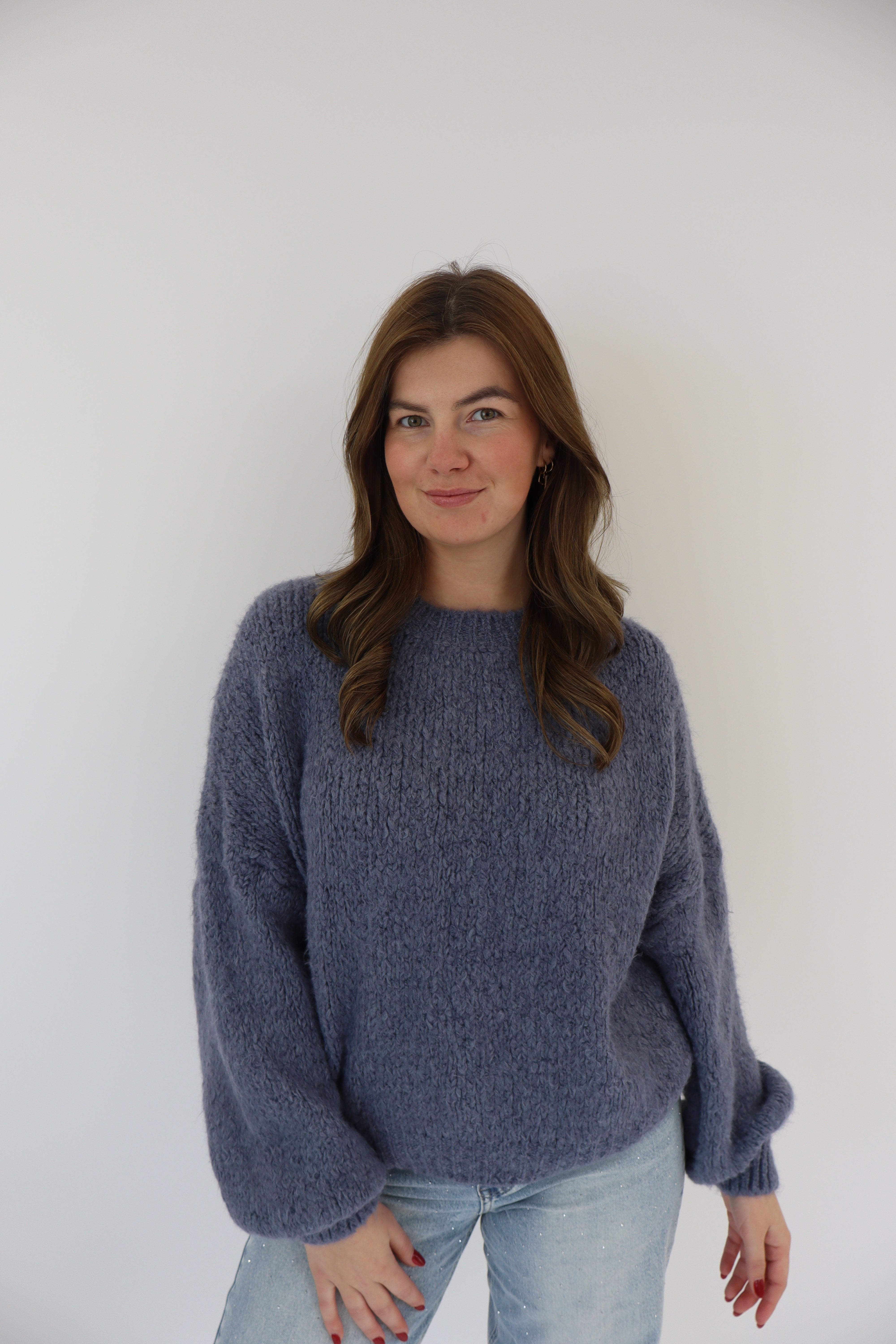 Mae Sweater Denim Blue