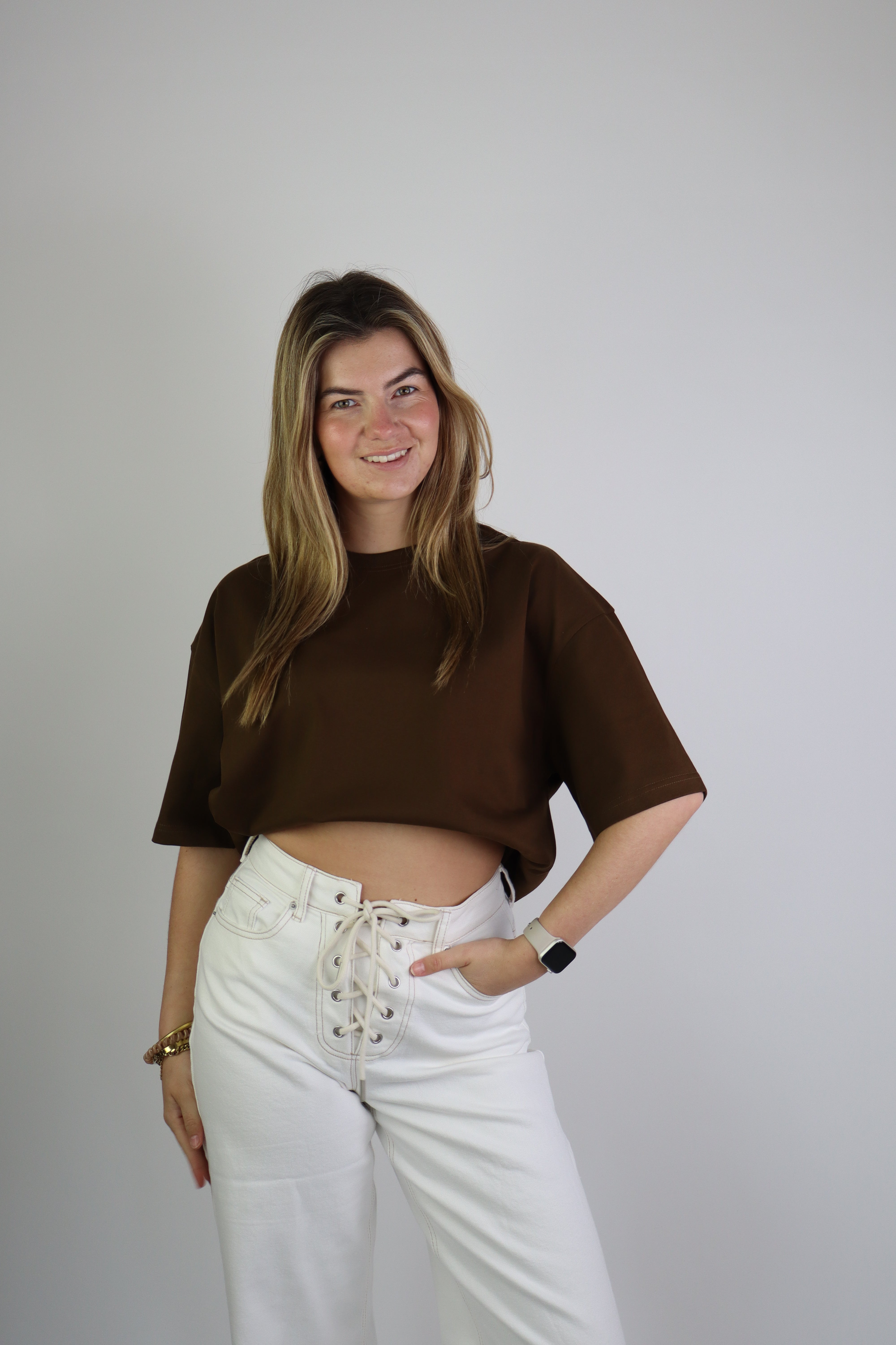 Lucce Basic Tee Brown