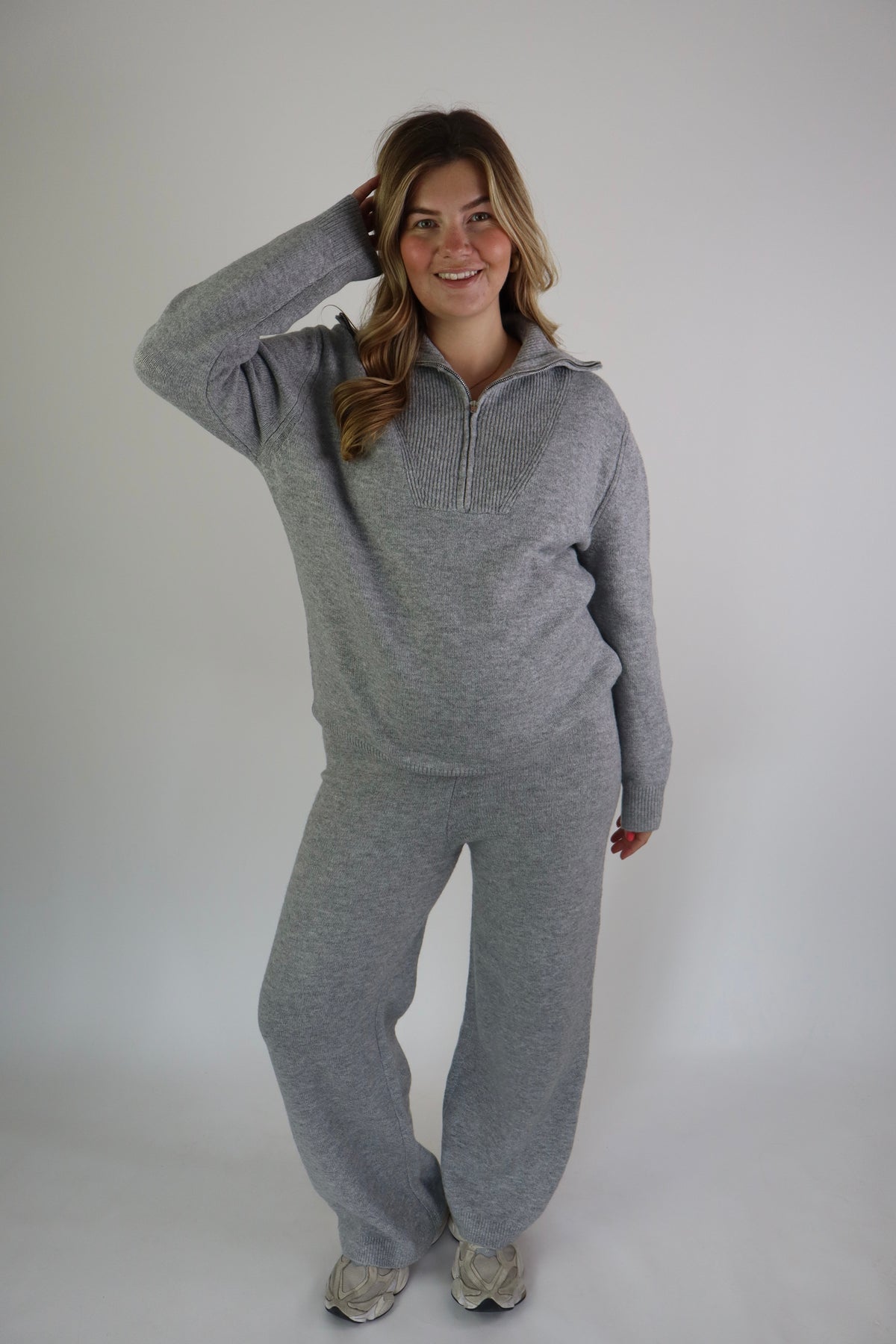 Lina Two Piece Set Grey