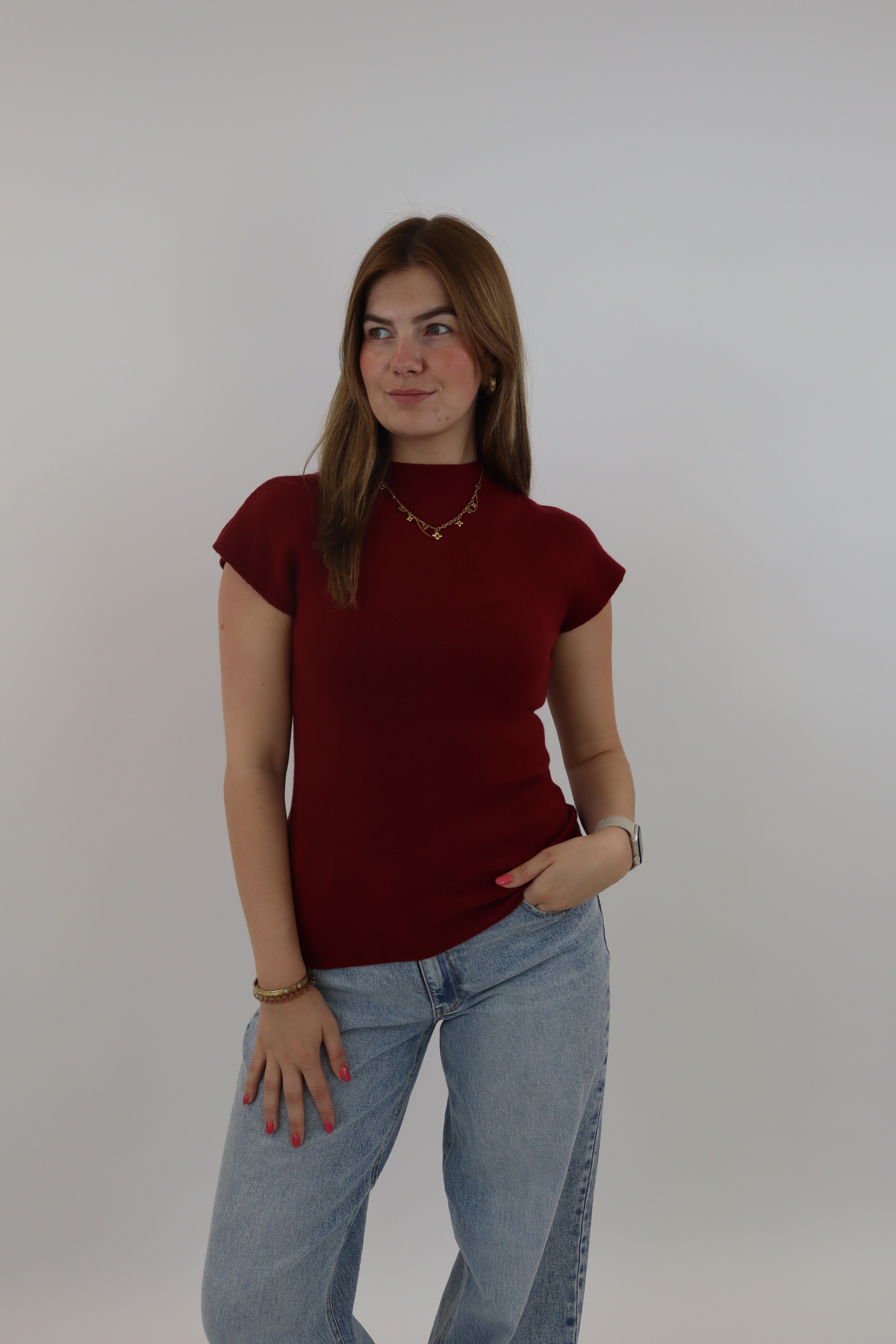 Roos Basic Top Bordeaux