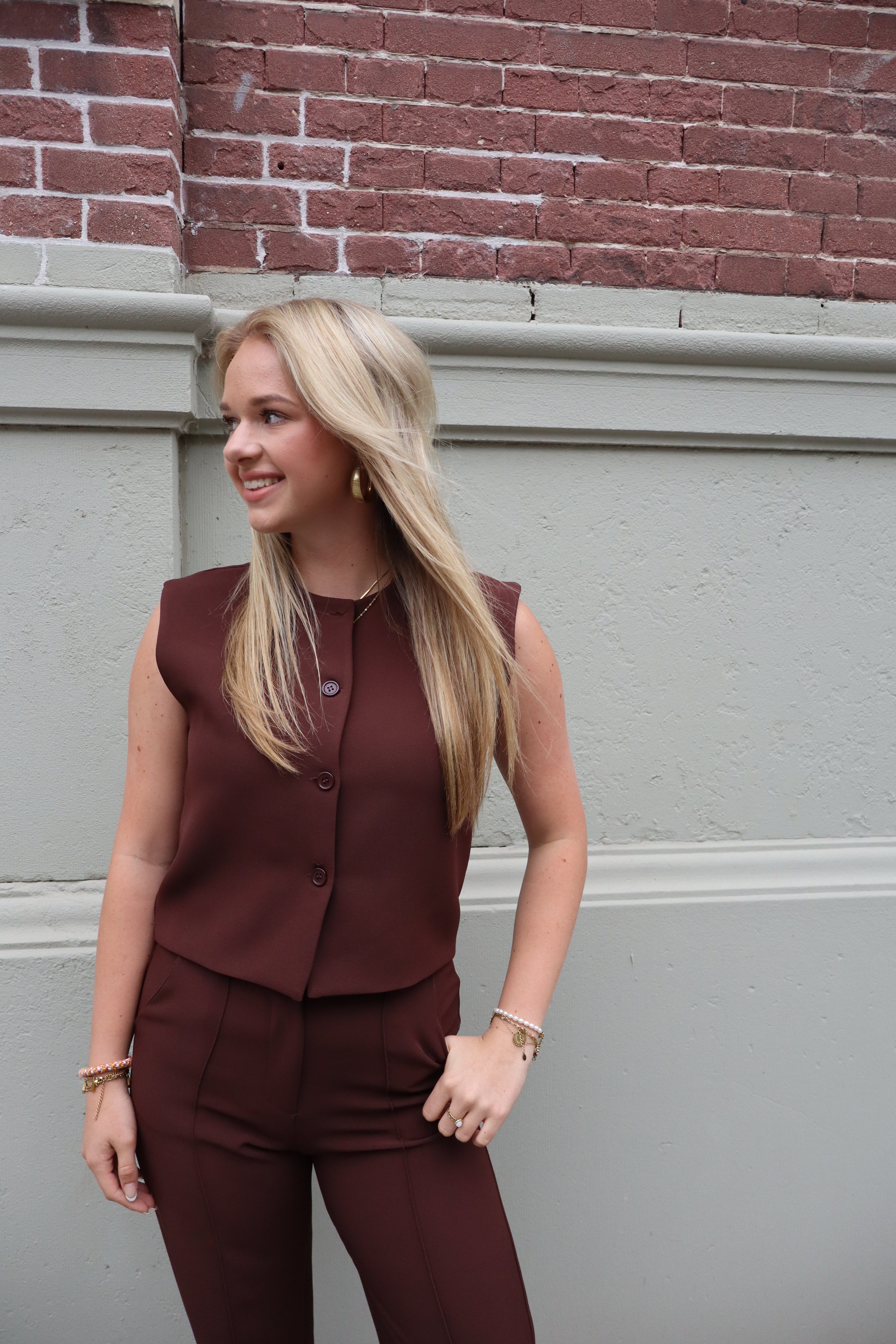 Livia Gilet Brown