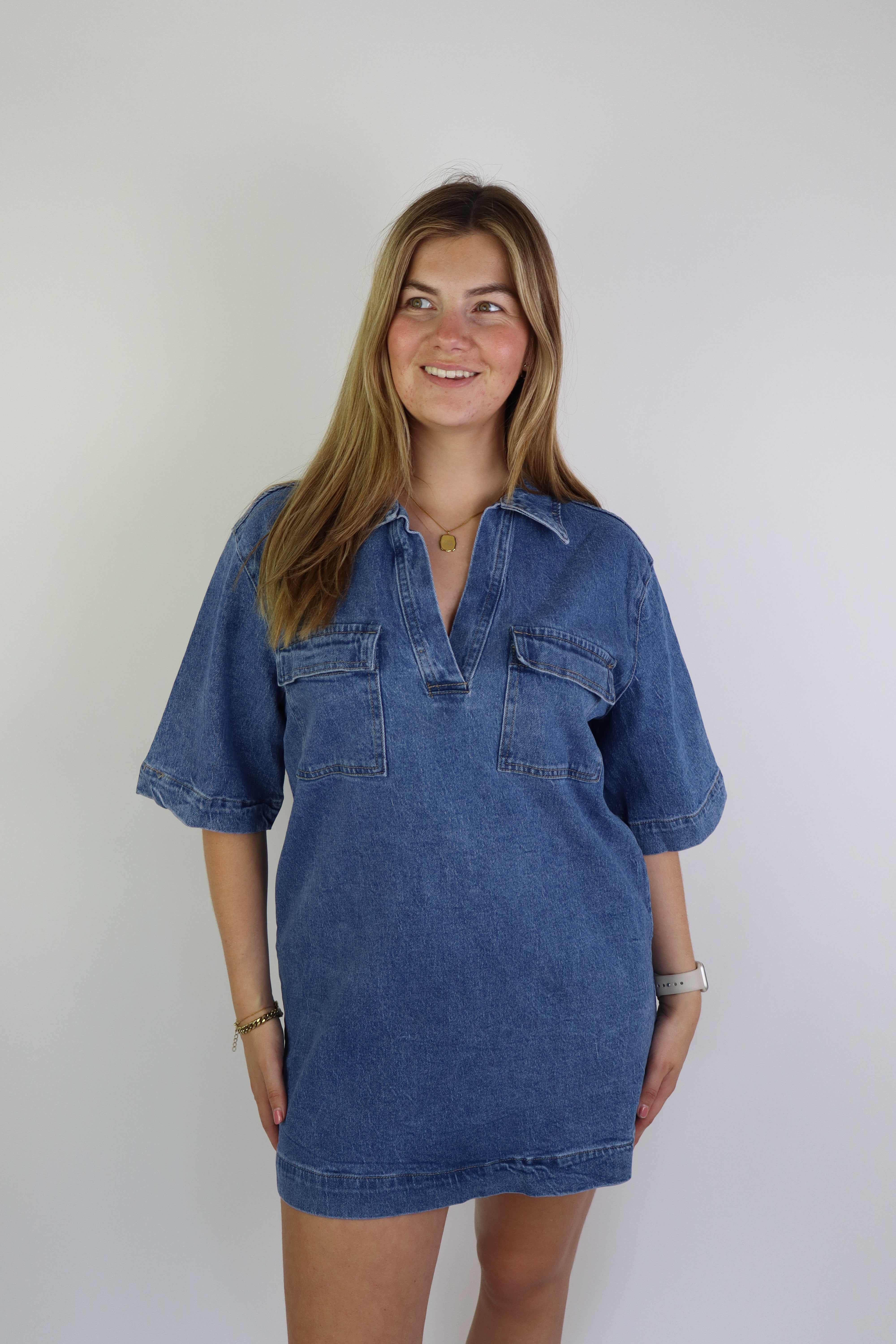Yarah Denim Dress