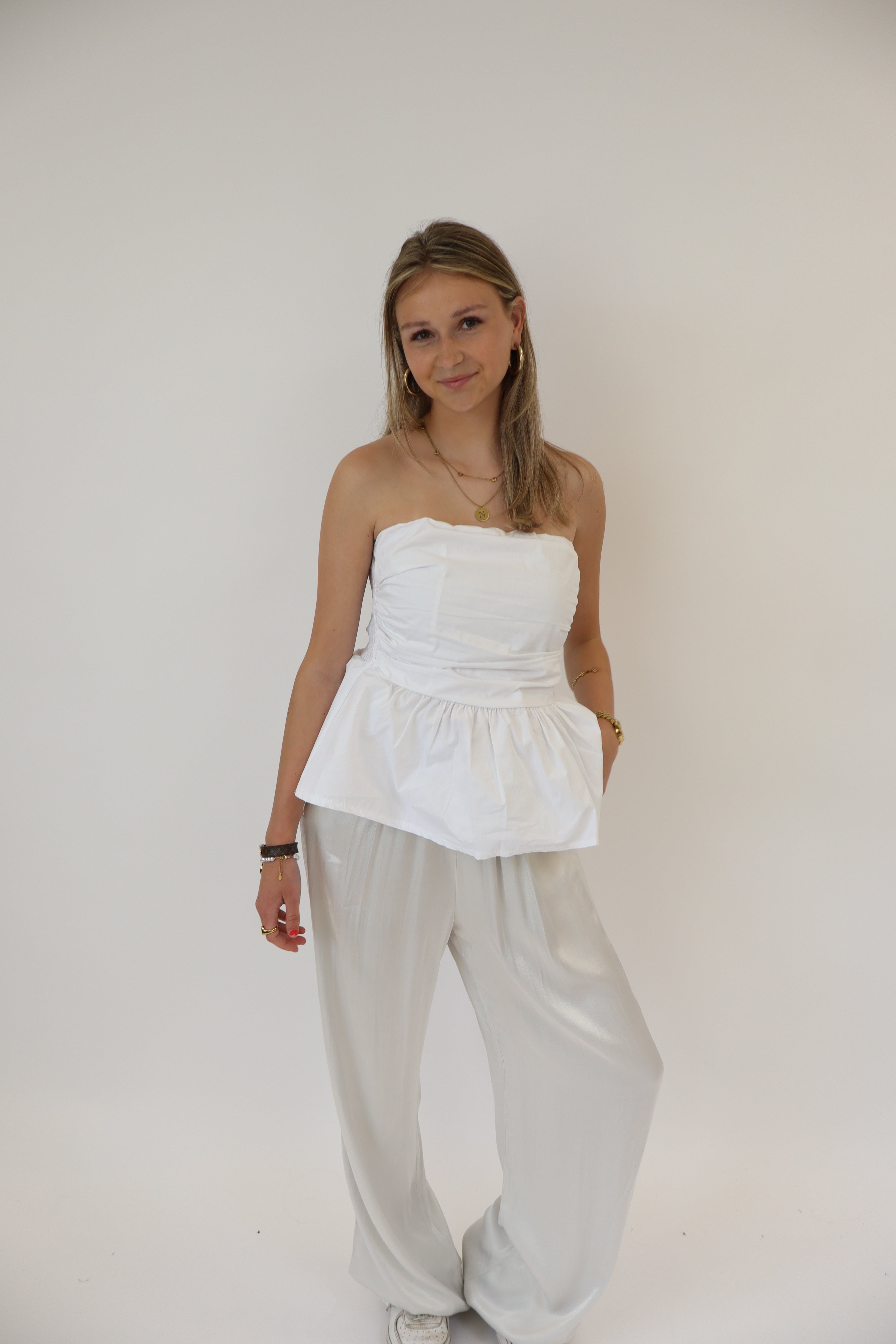 Satin Pants | Sand