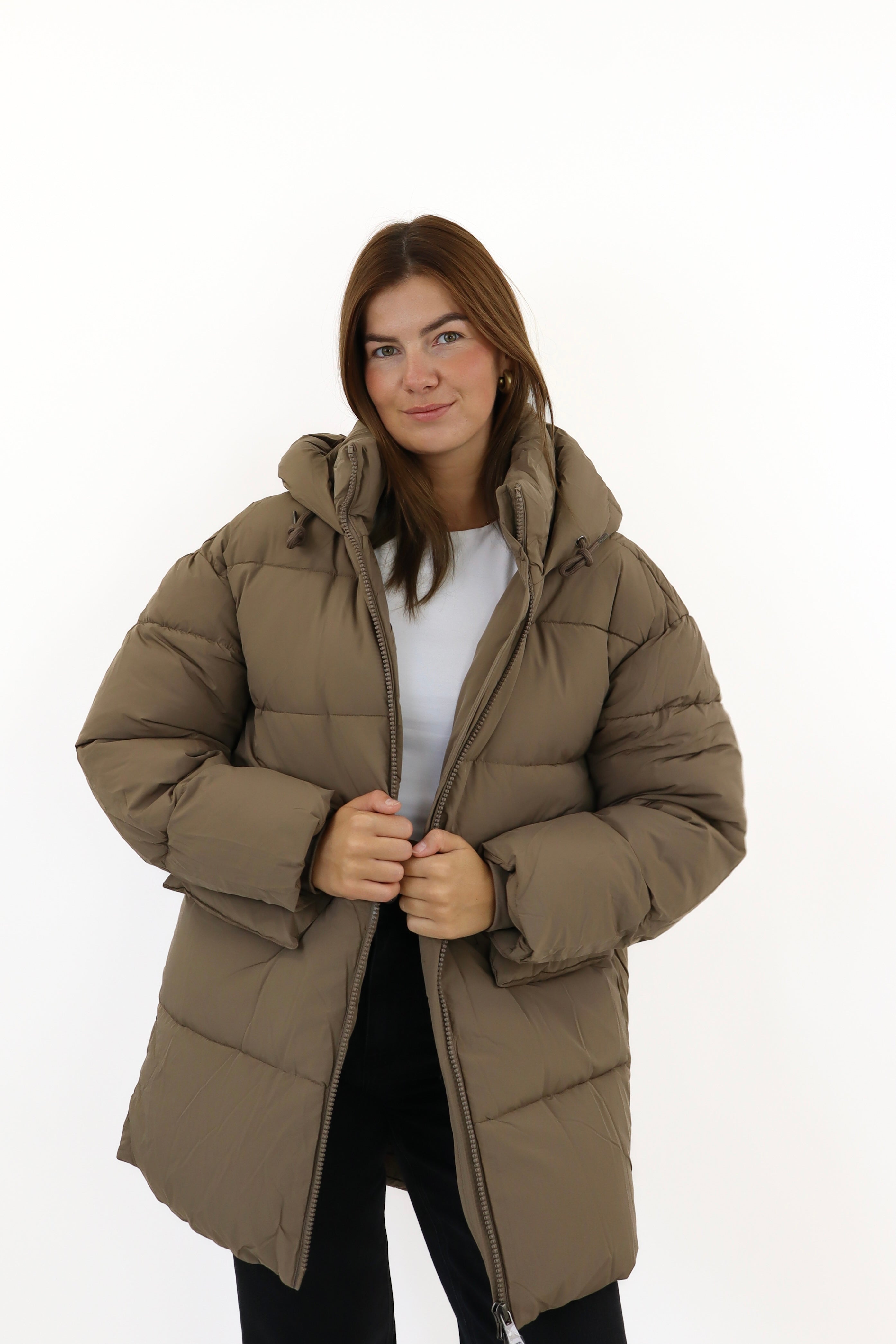 Gabriella Winter Jacket Taupe