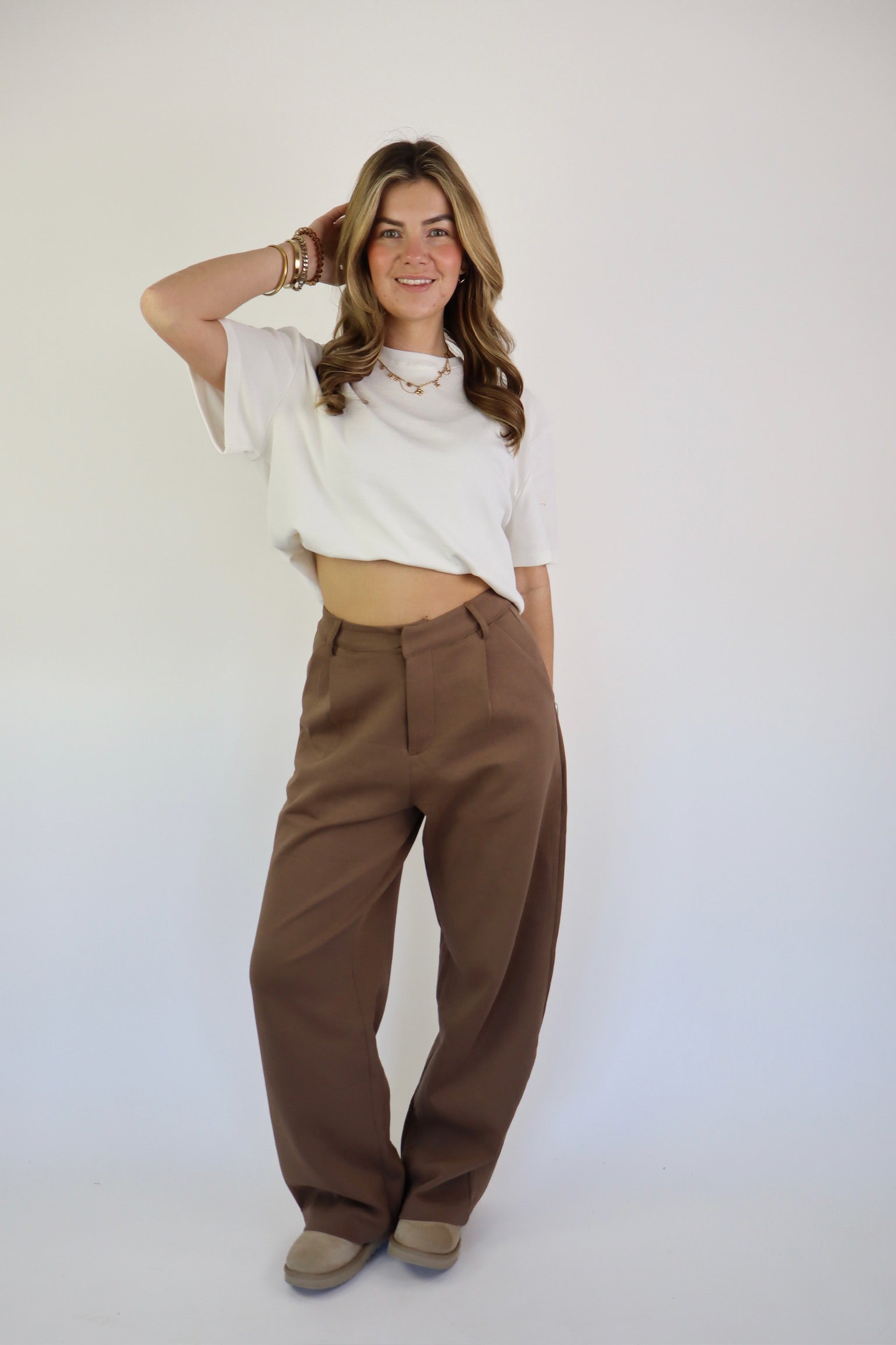 Jasmijn Jogging Pantalon Brown