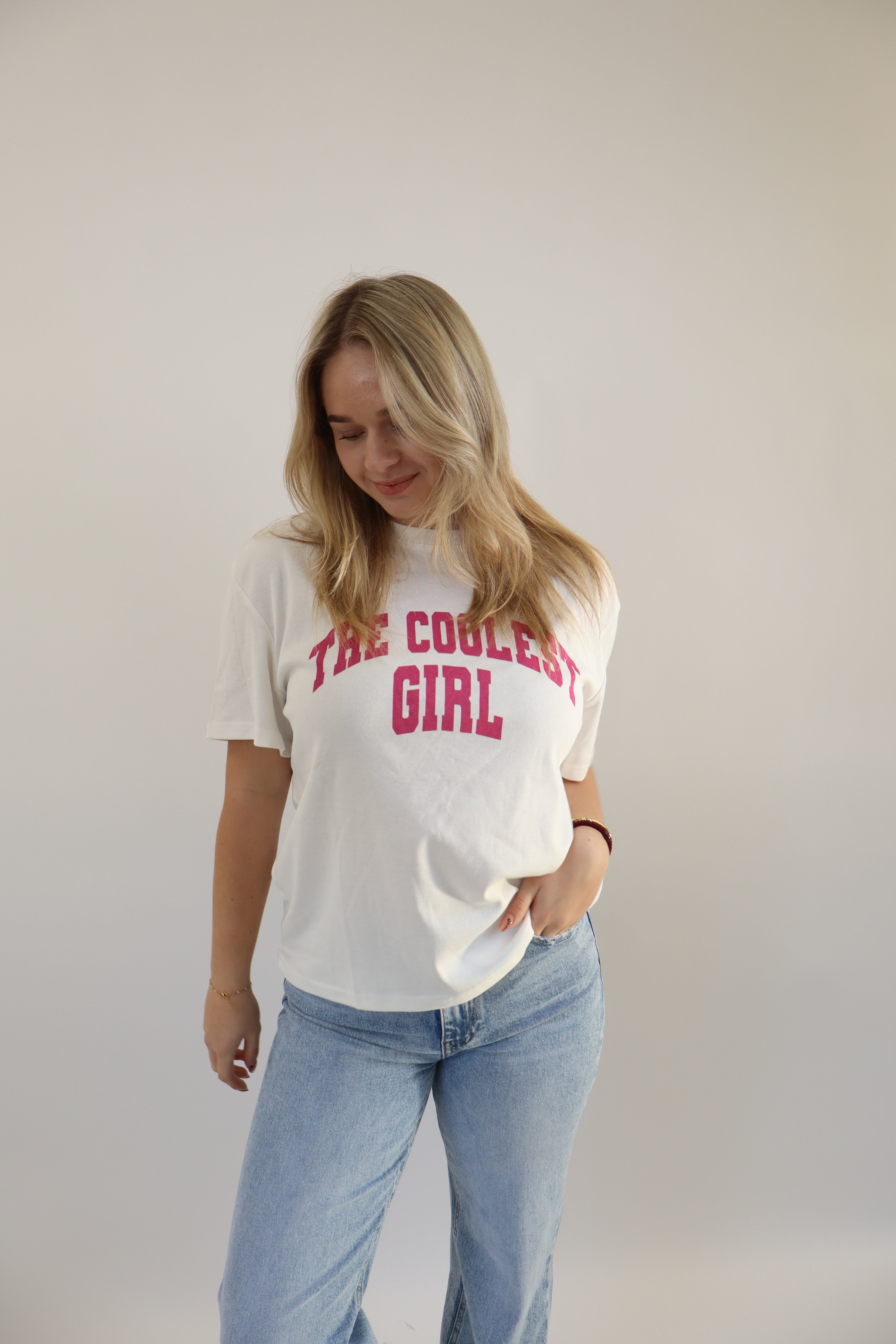 Coolest Girl Tee Fuchsia