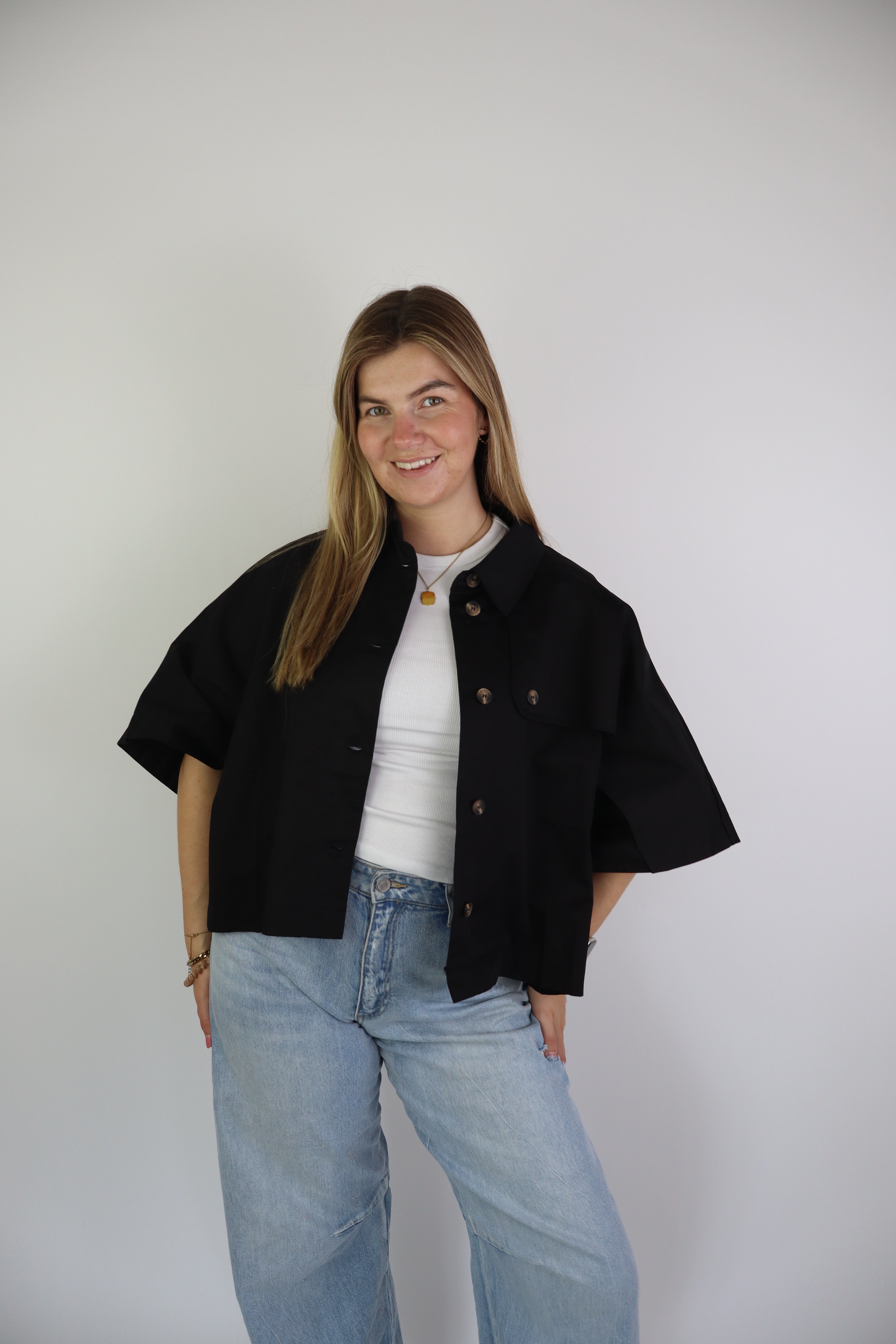 Lara Trench Coat Zwart