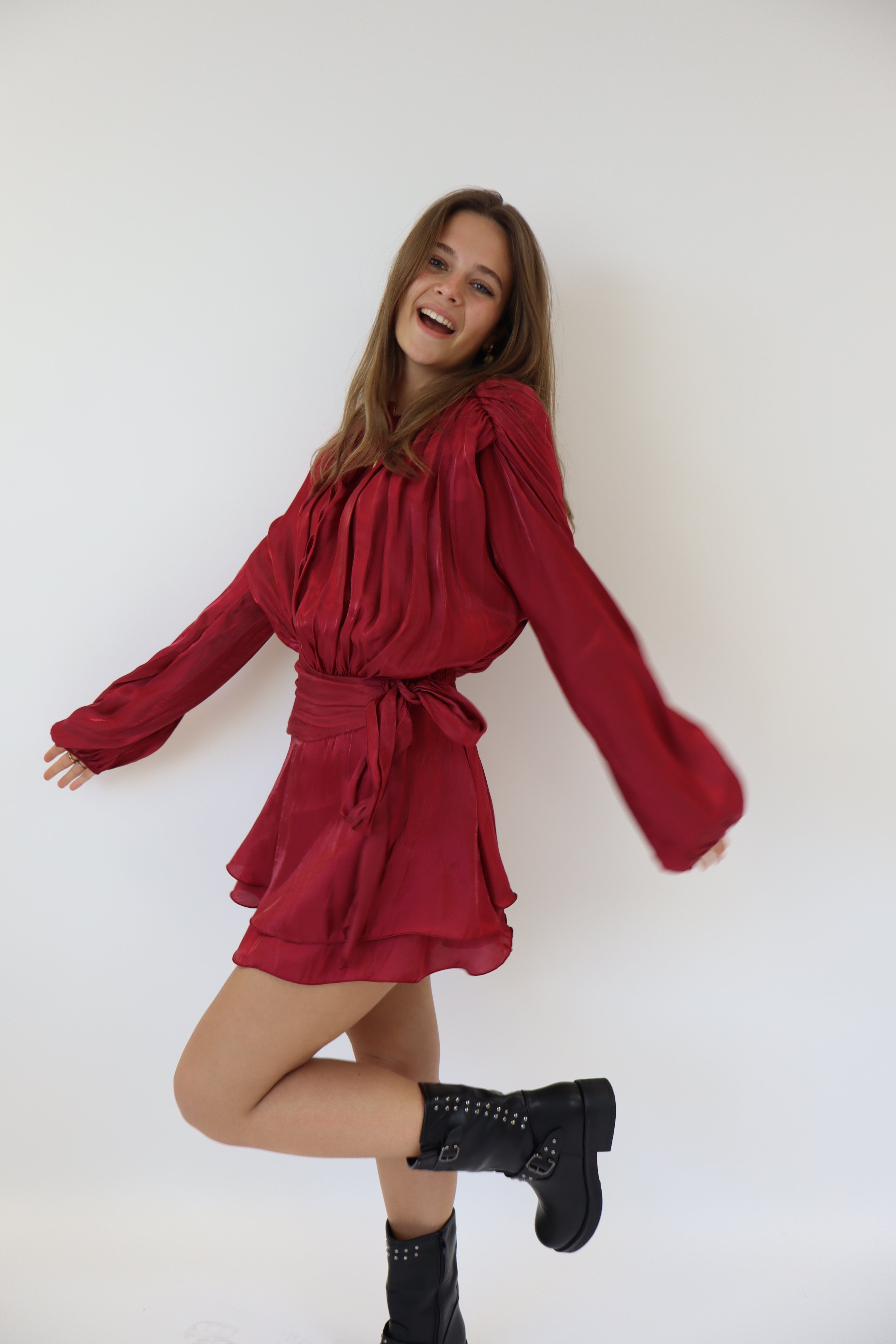 Taylor Dress Bordeaux