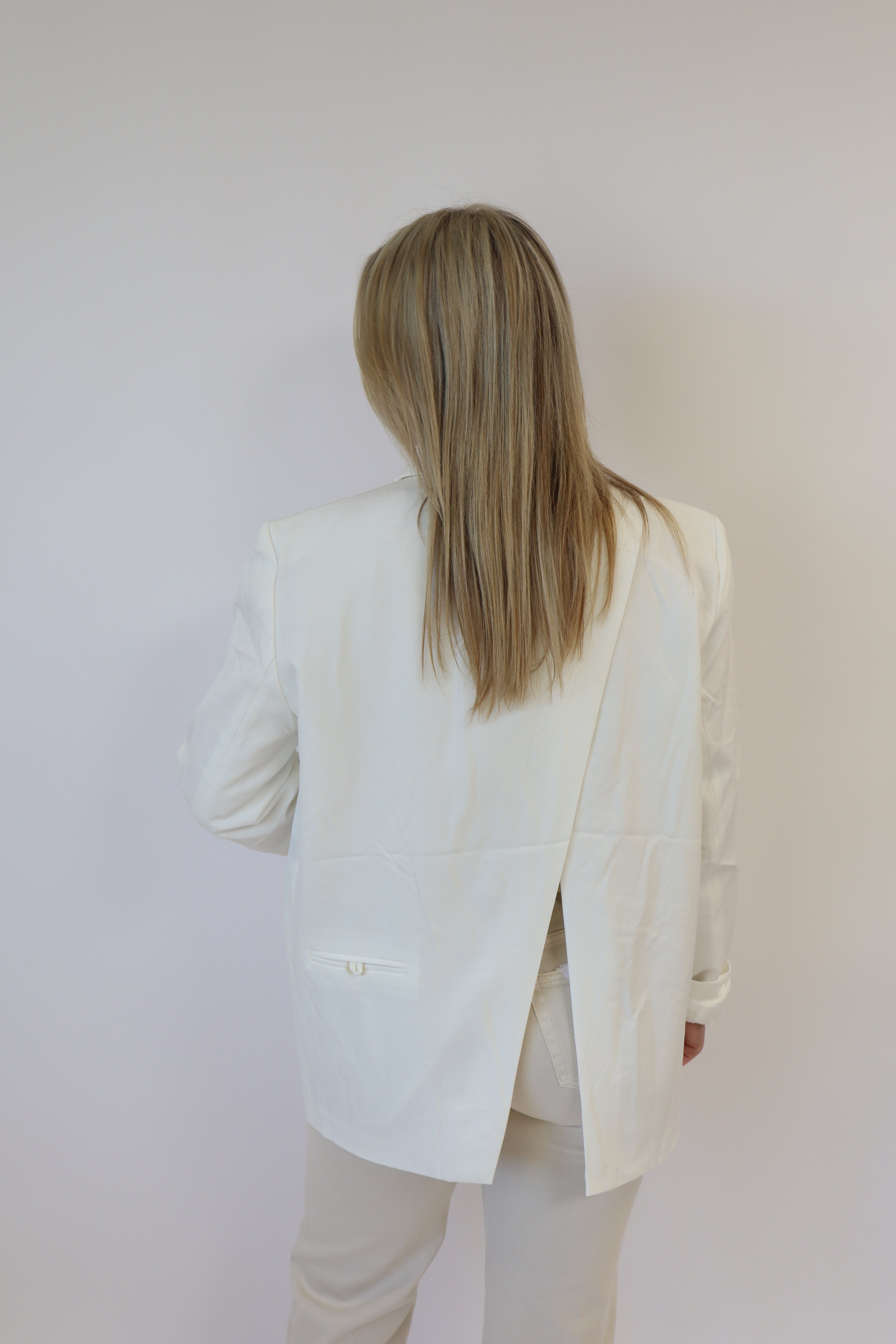 Mona Split Blazer White | 24806