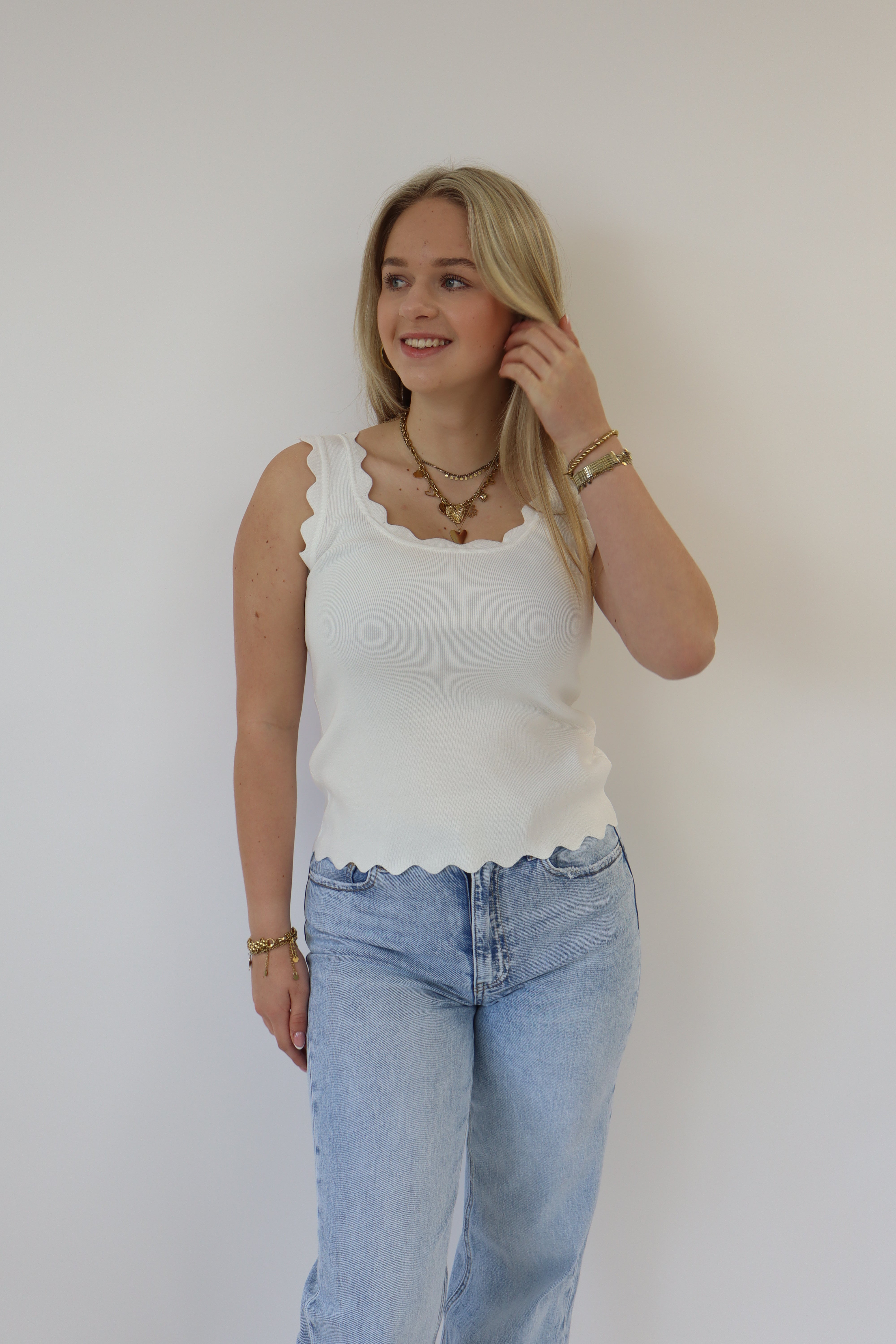 Gaia Basic Top Wit