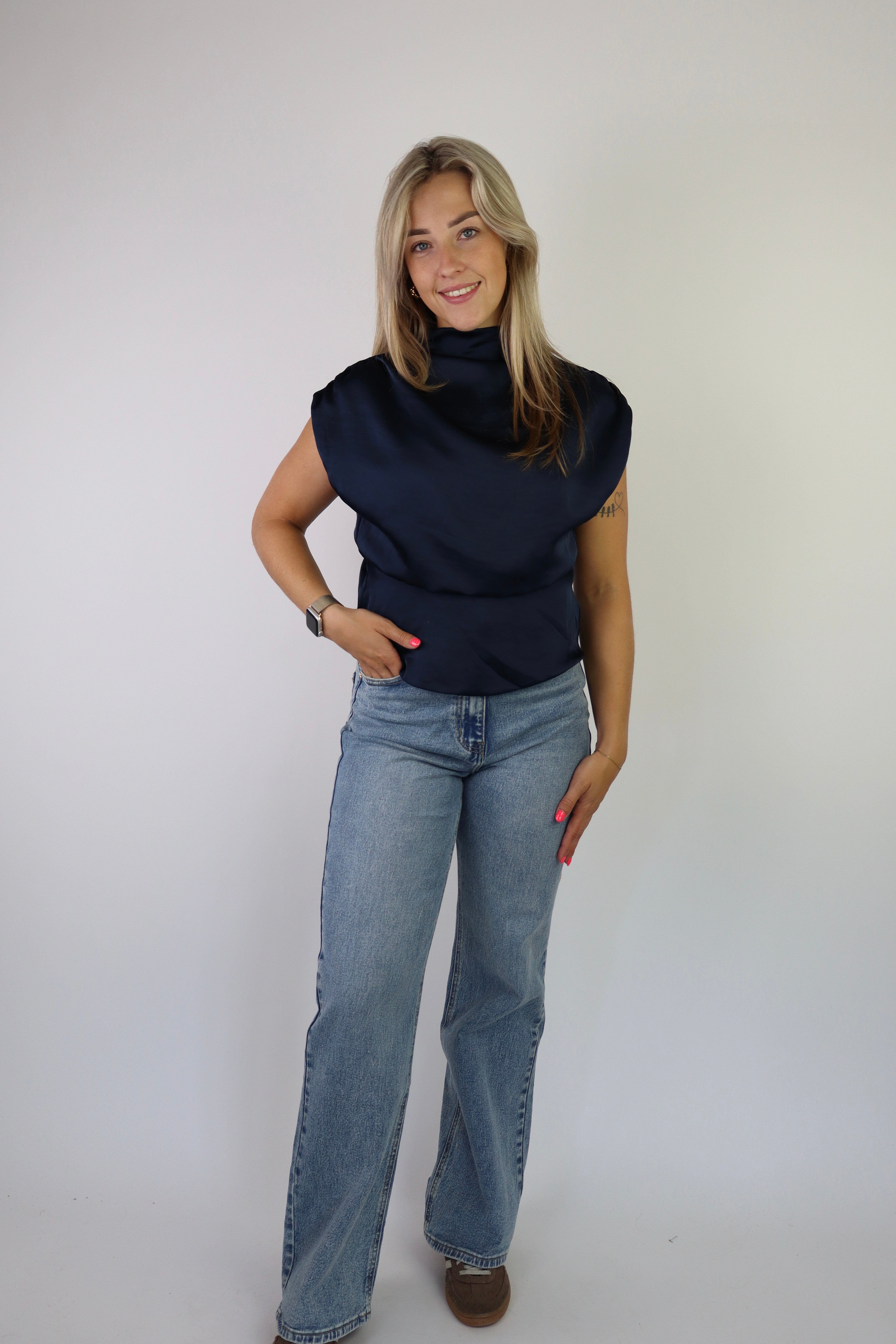 Sammy Satijnen Top Navy