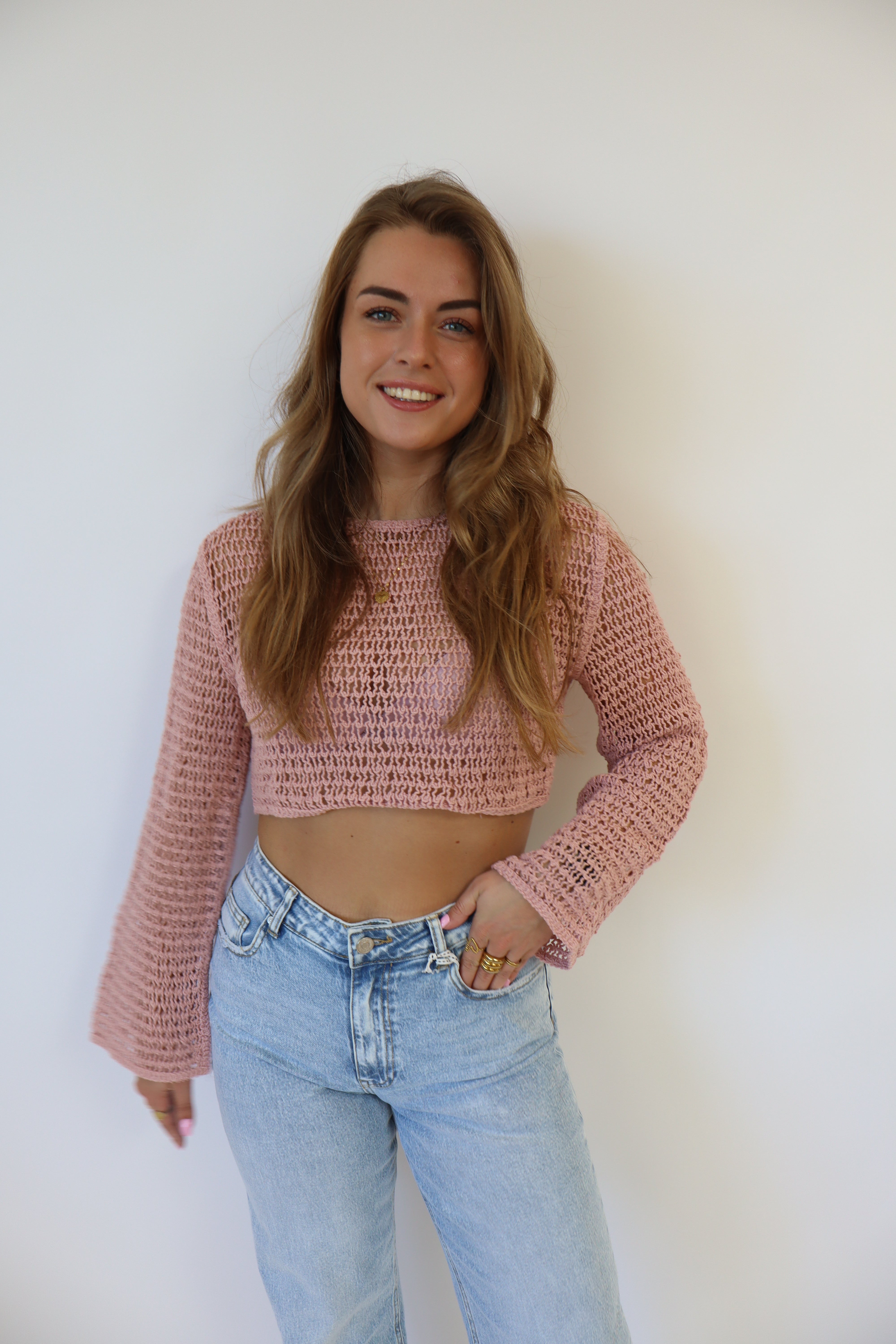 Phoebe Top Roze