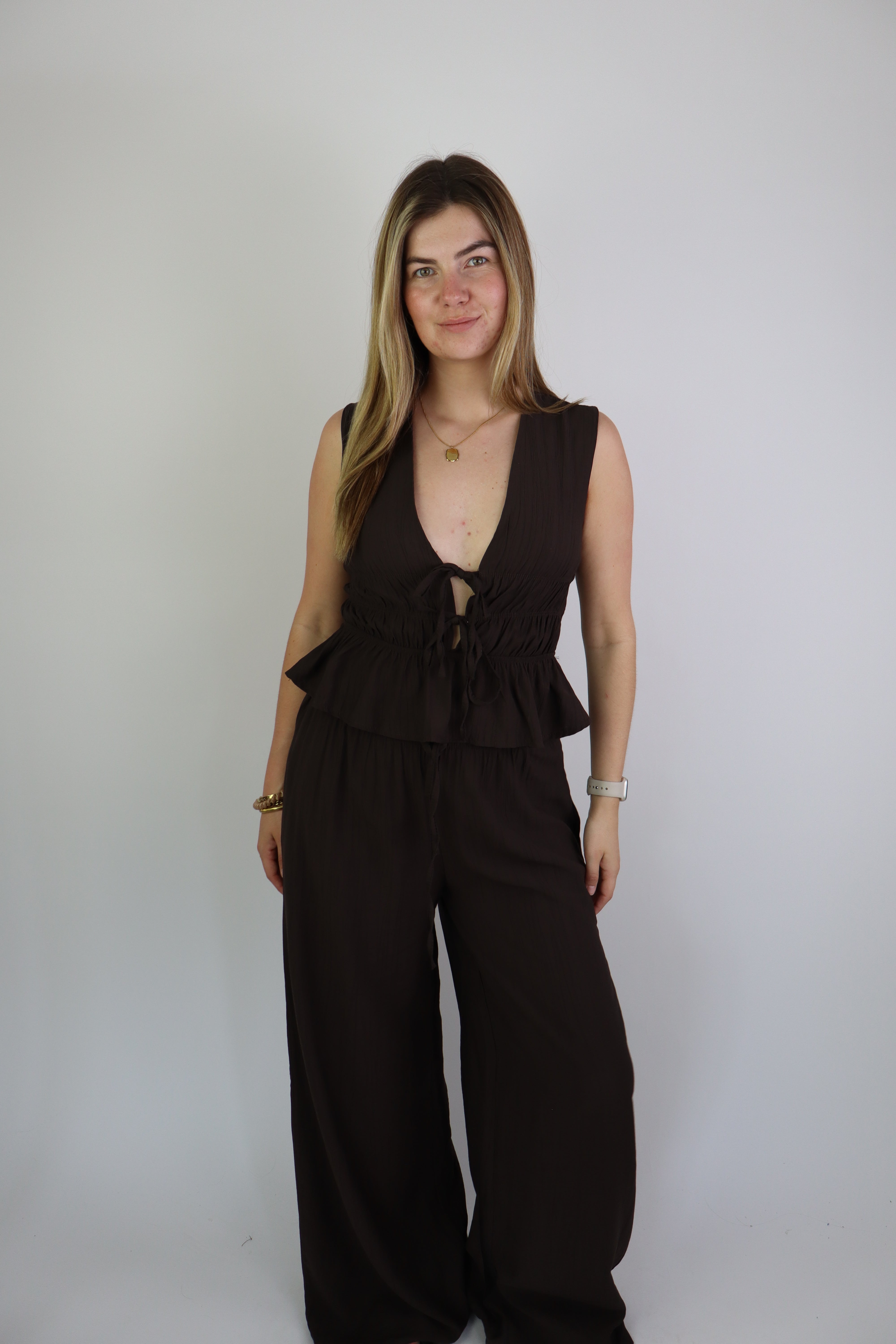 Bo Two Piece Set Brown