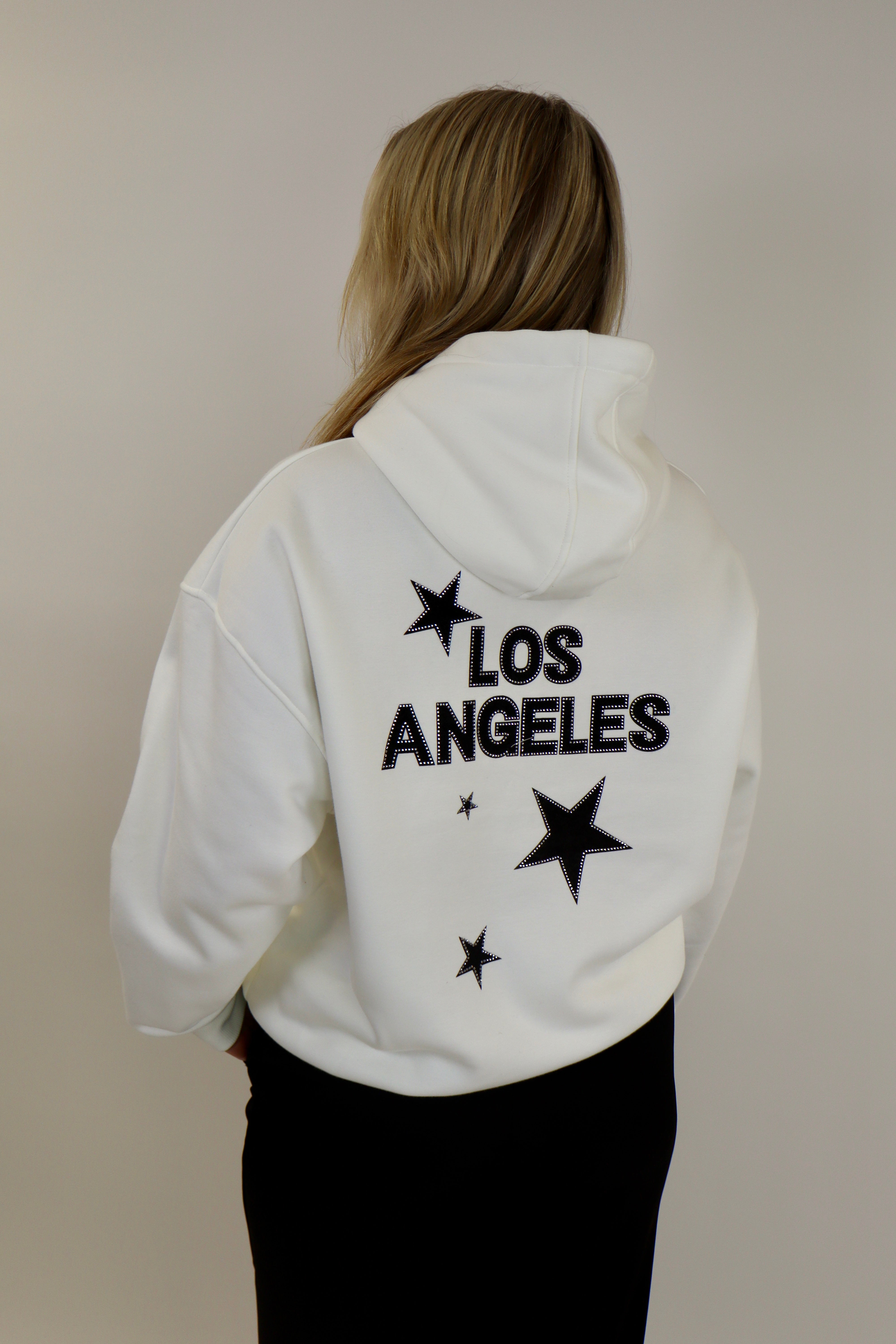 Los Angeles Hoodie White