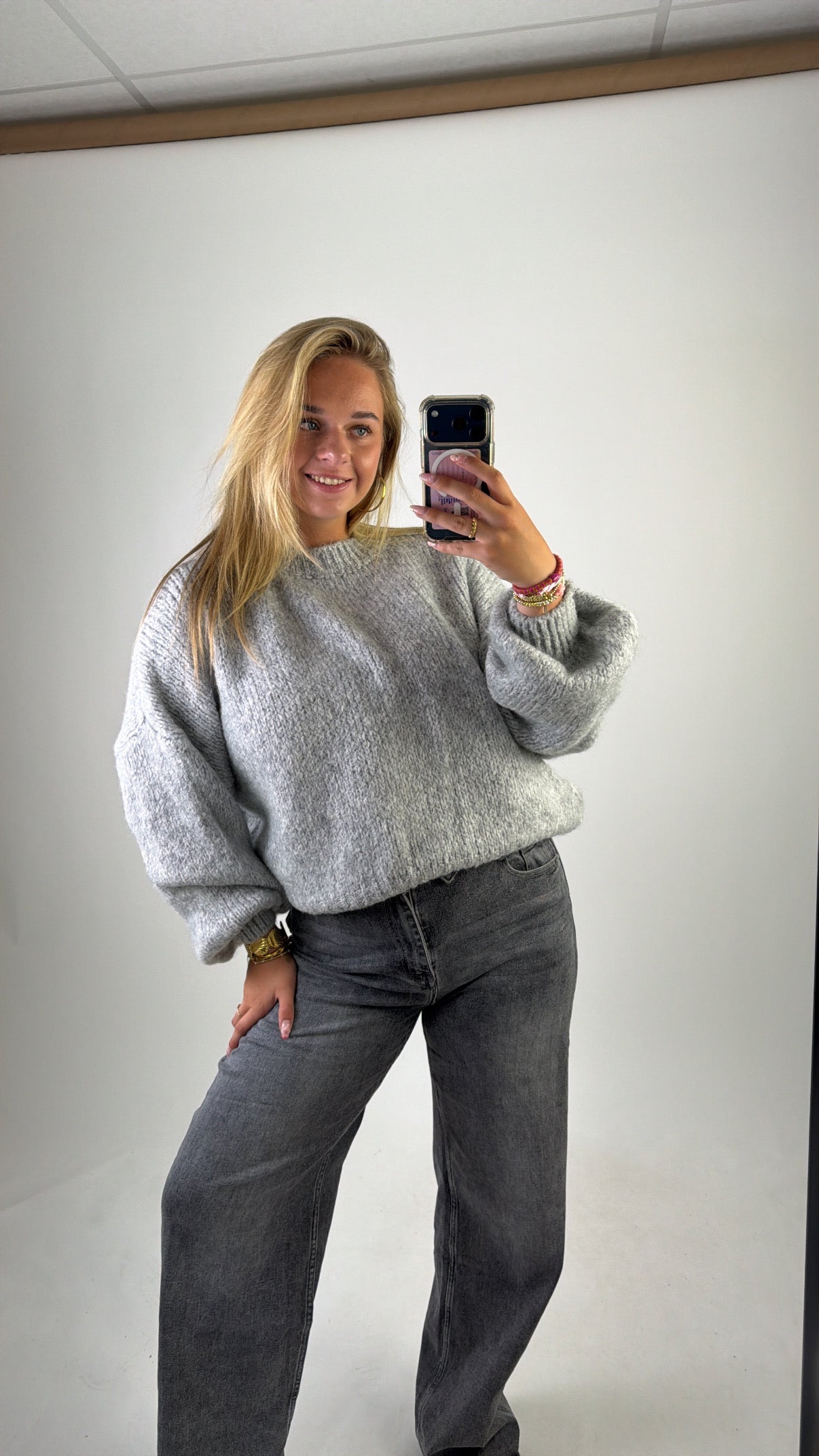 Mae Sweater Soft Grey
