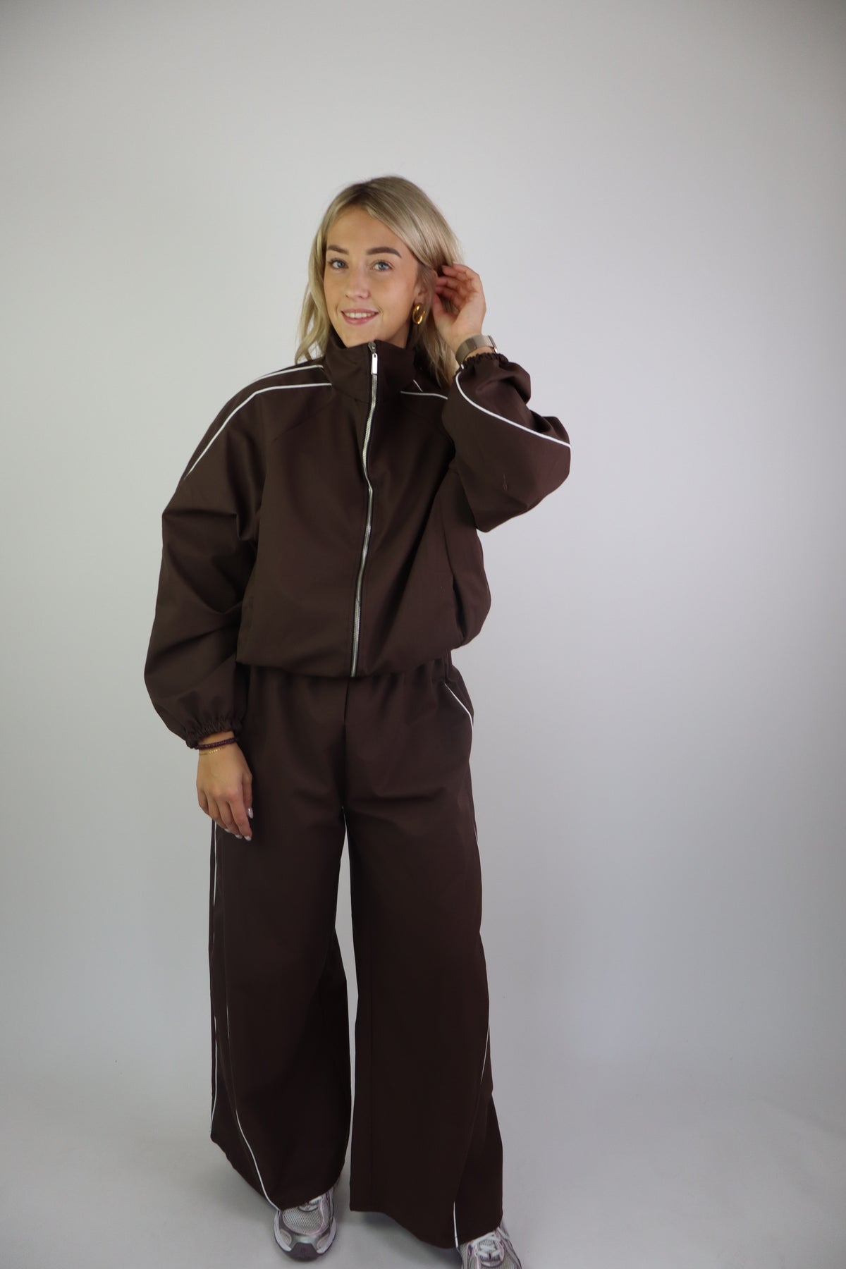 Anne Two Piece Set Brown