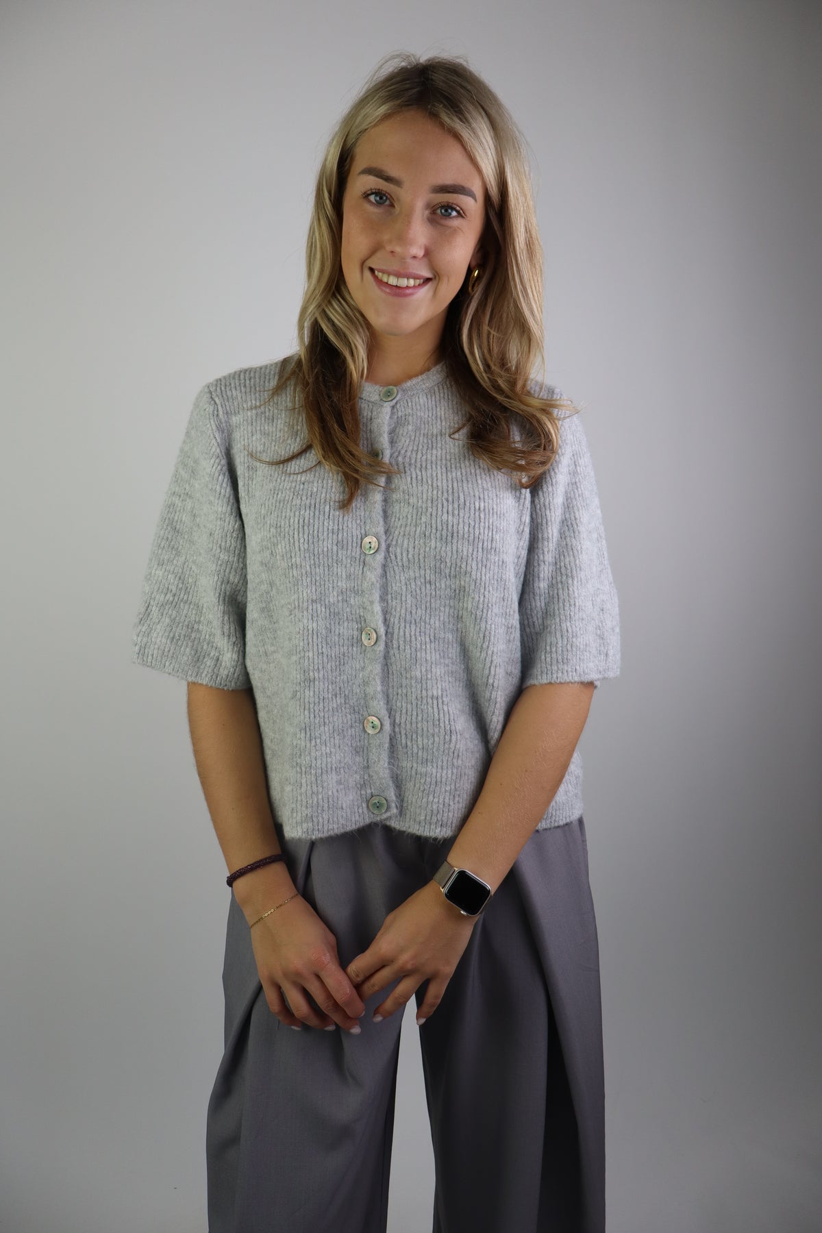 Jenna Knitted Top Grey
