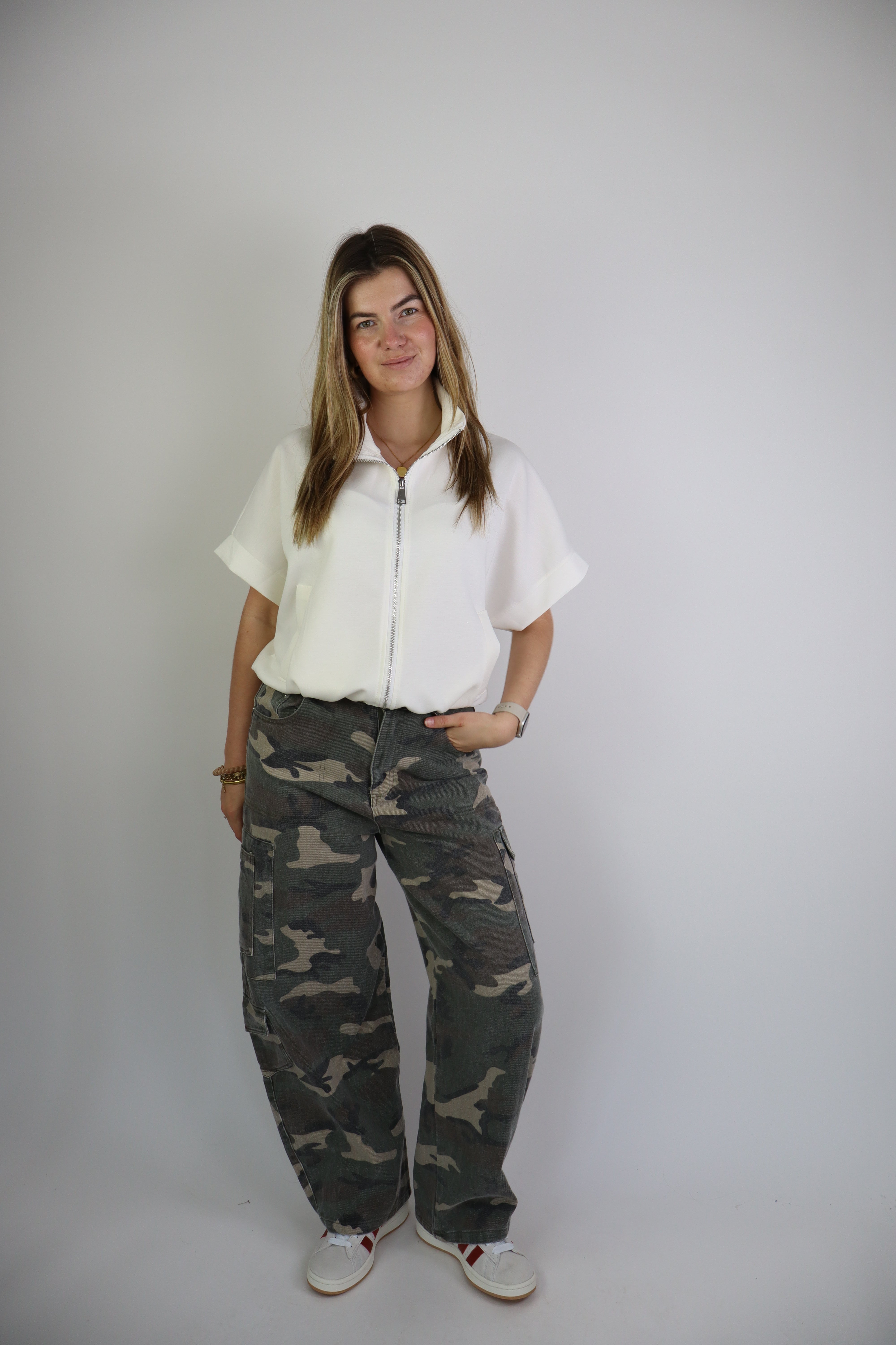 Ambika Caby Camouflage Jeans