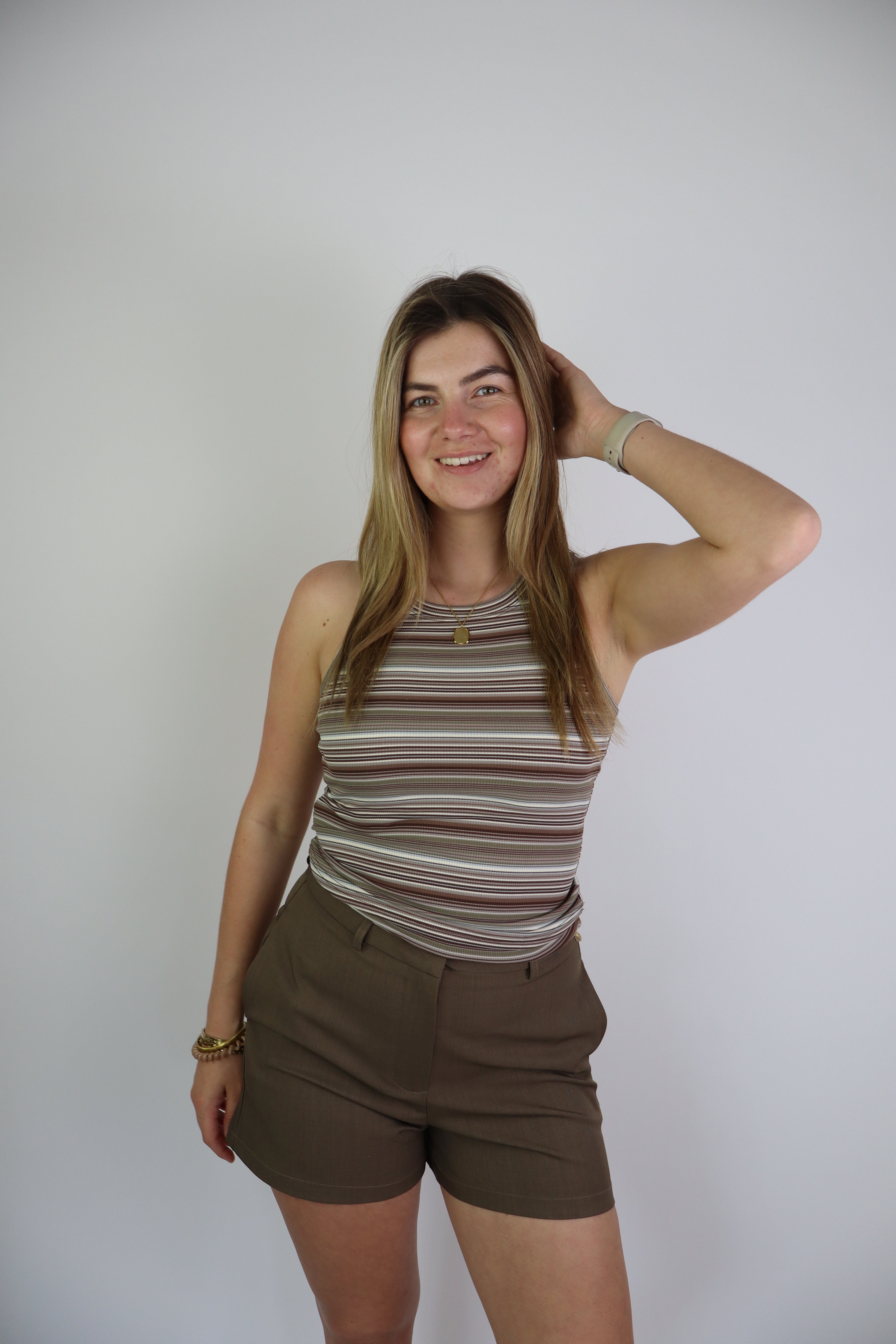 Striped Tank Top Bruin