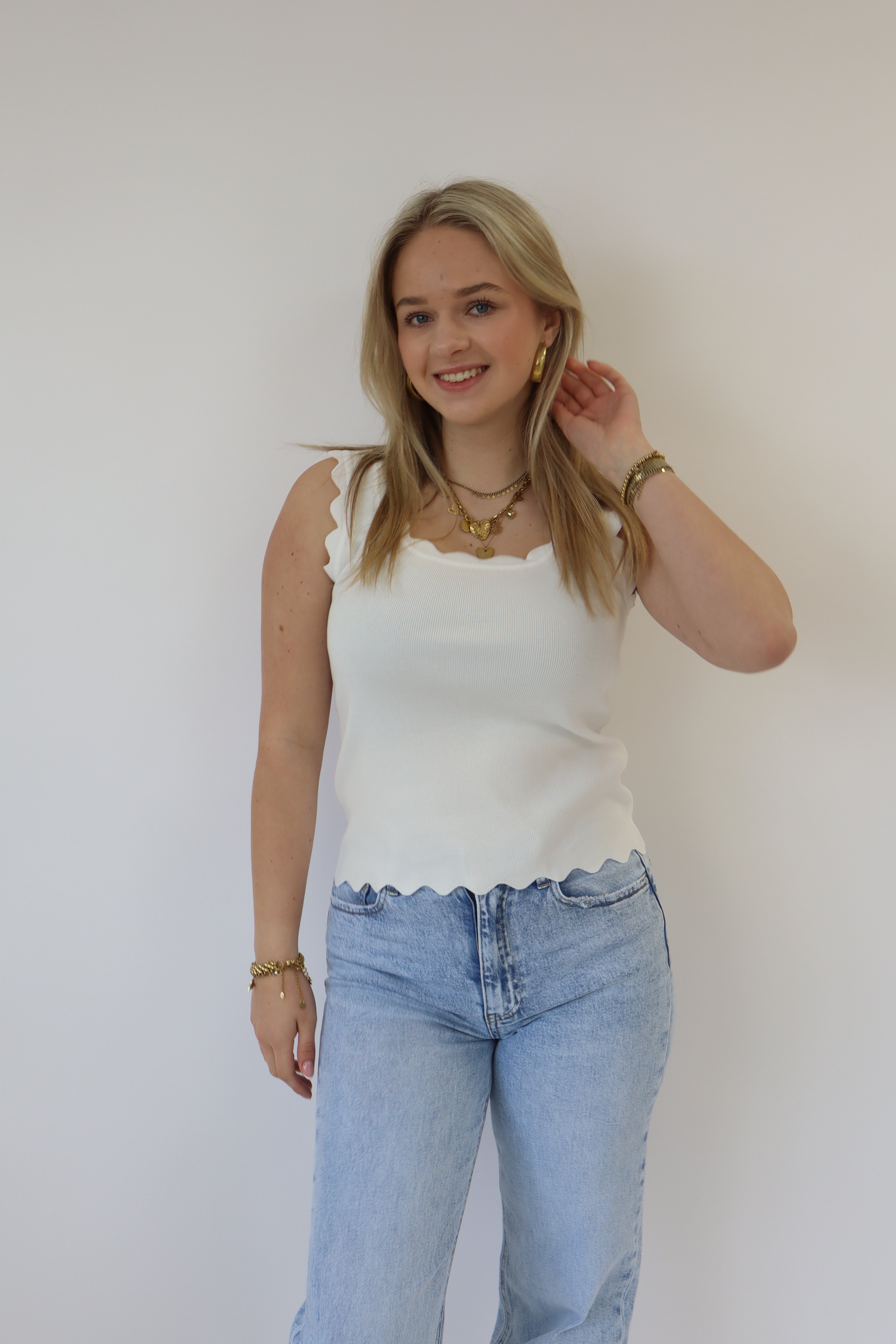 Gaia Basic Top Wit