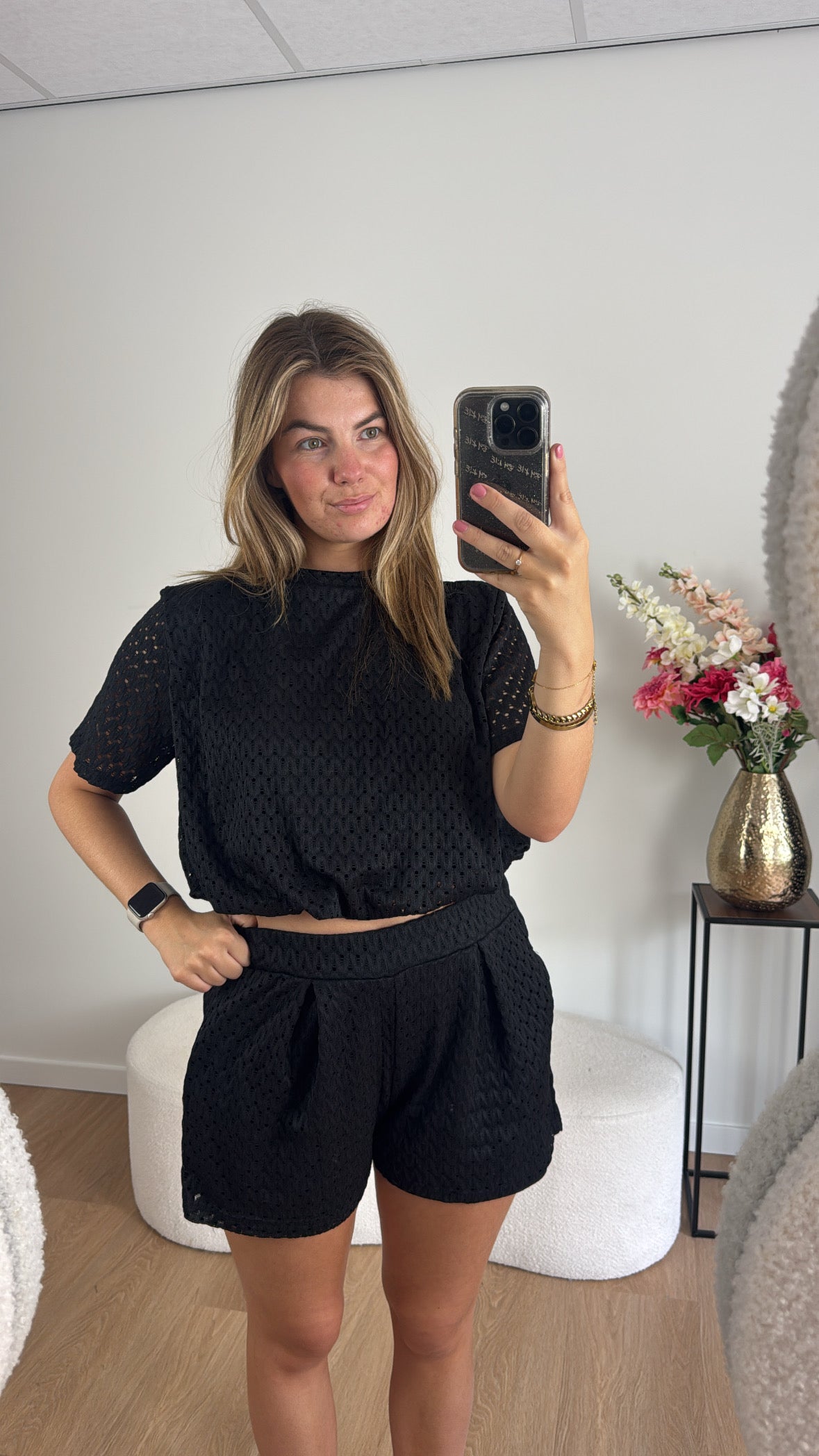 Silvy Two Piece Set Black