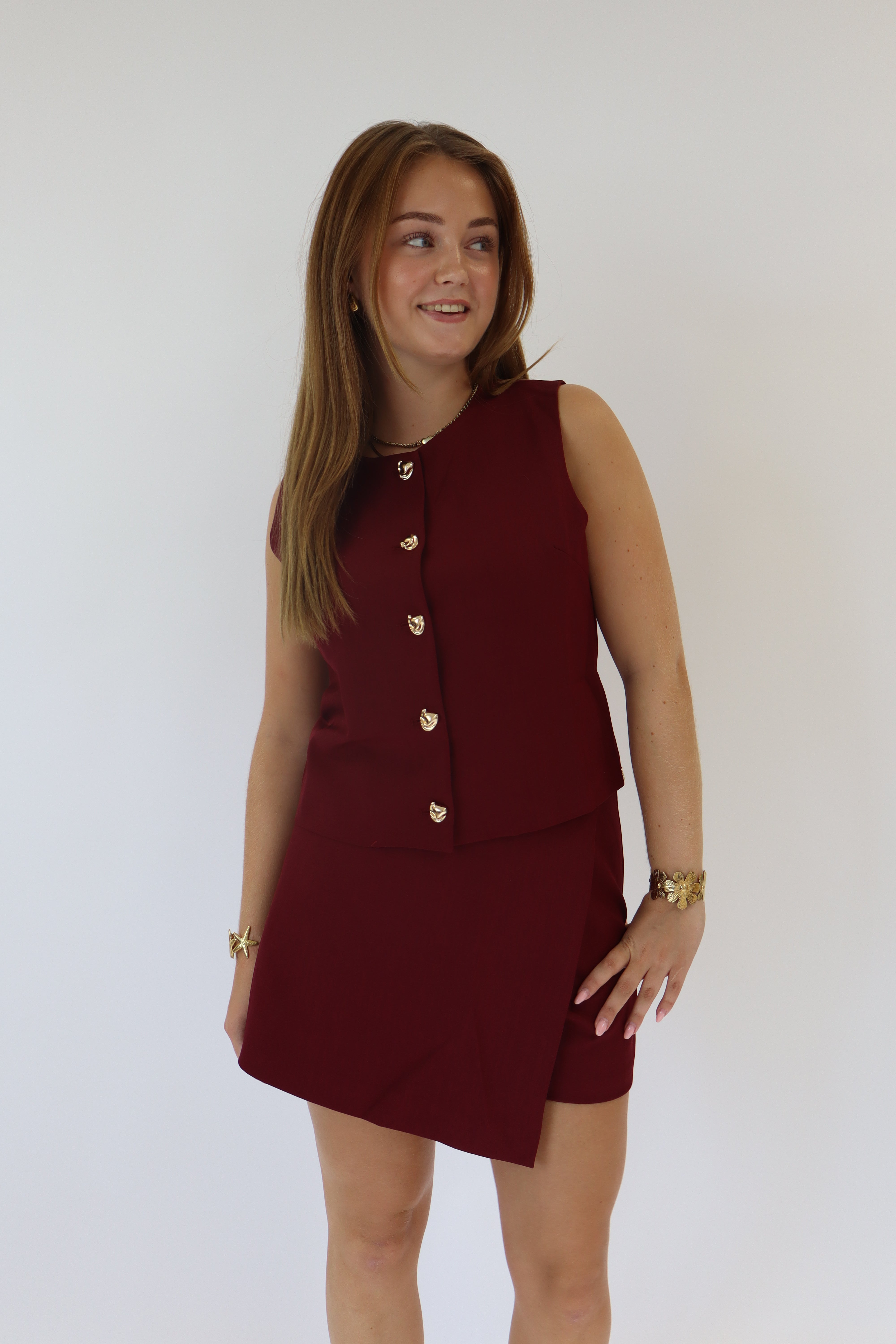 Shirley Skort Bordeaux