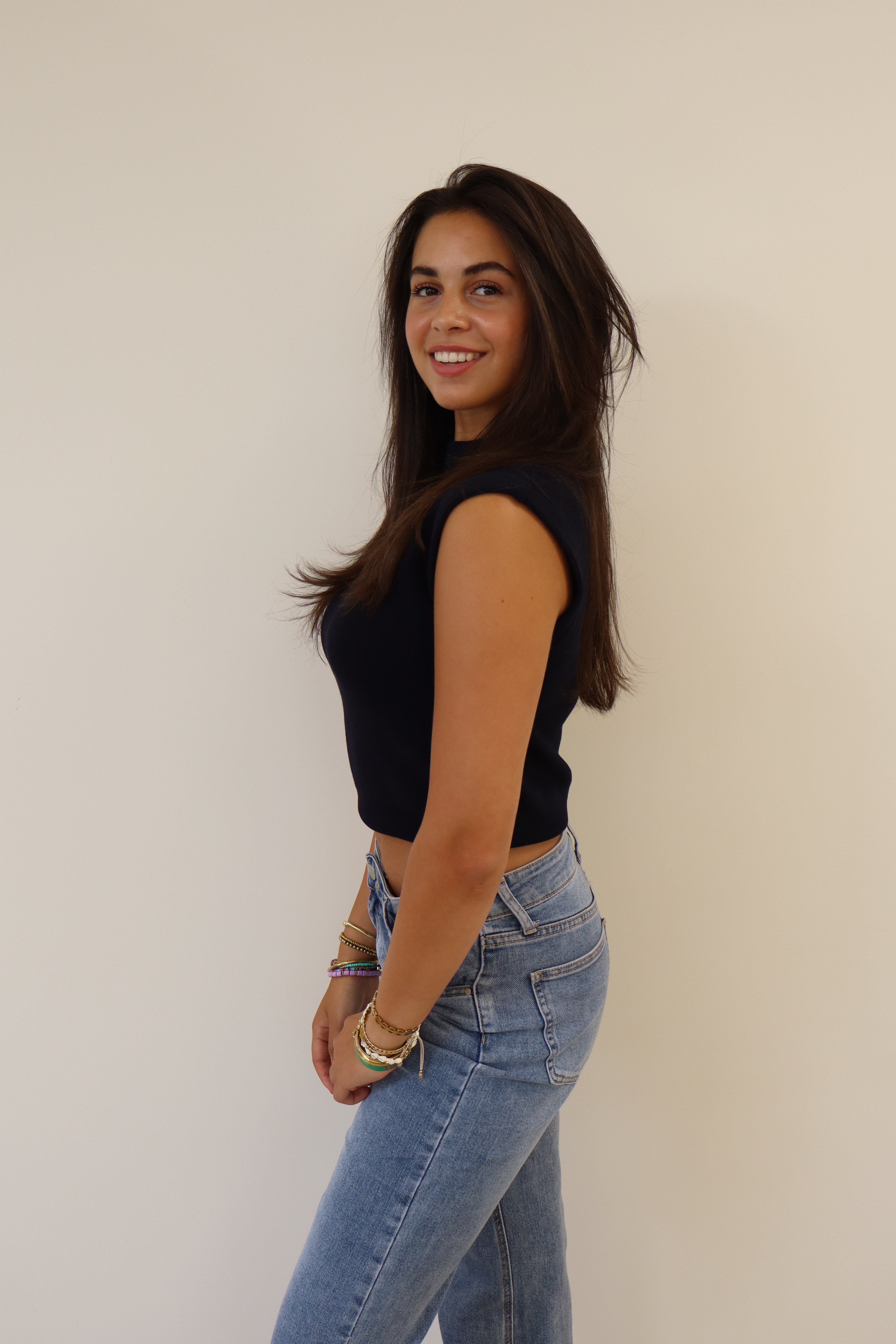 Basic Top Meavy Navy