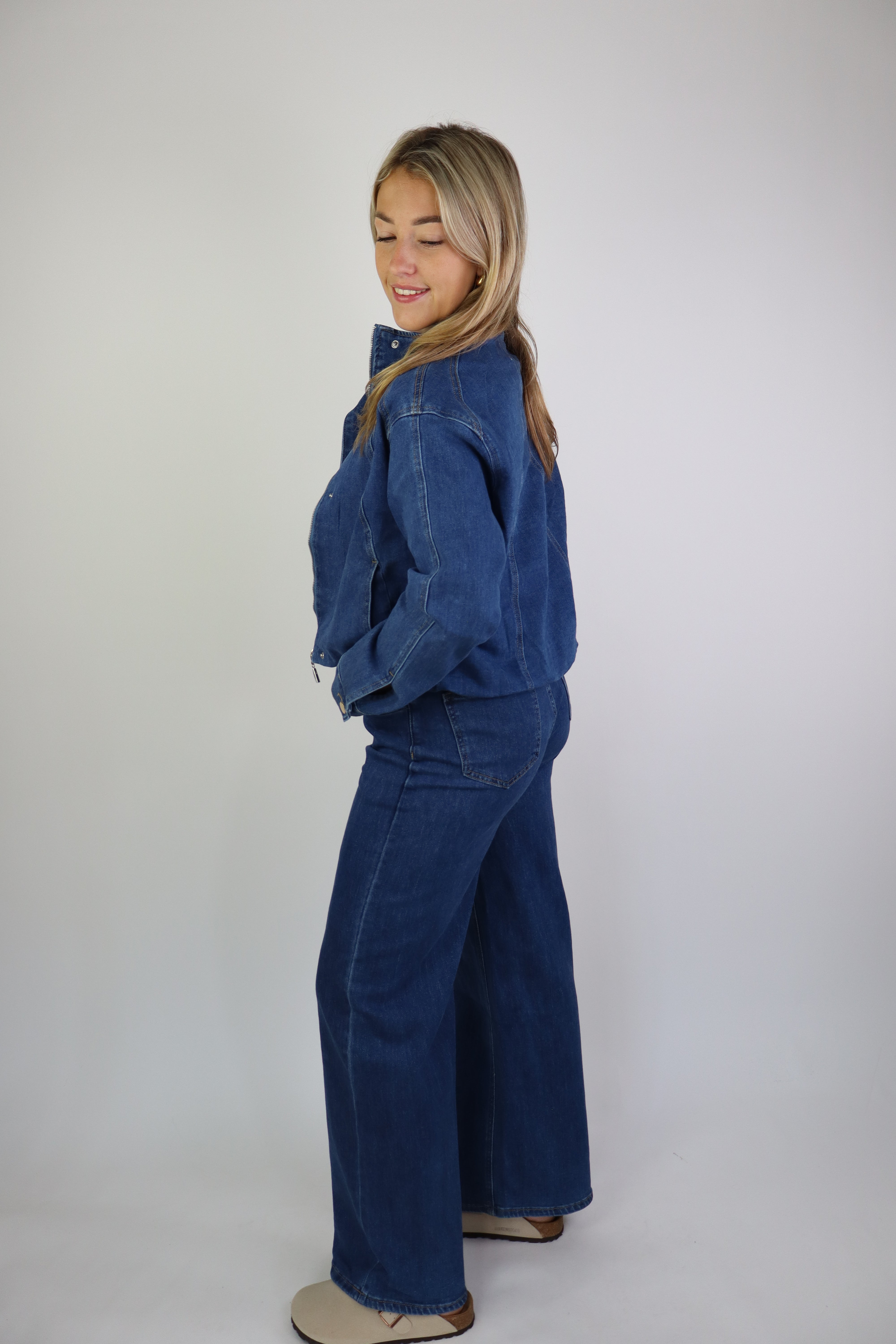 Rowena Denim Jacket Dark Denim