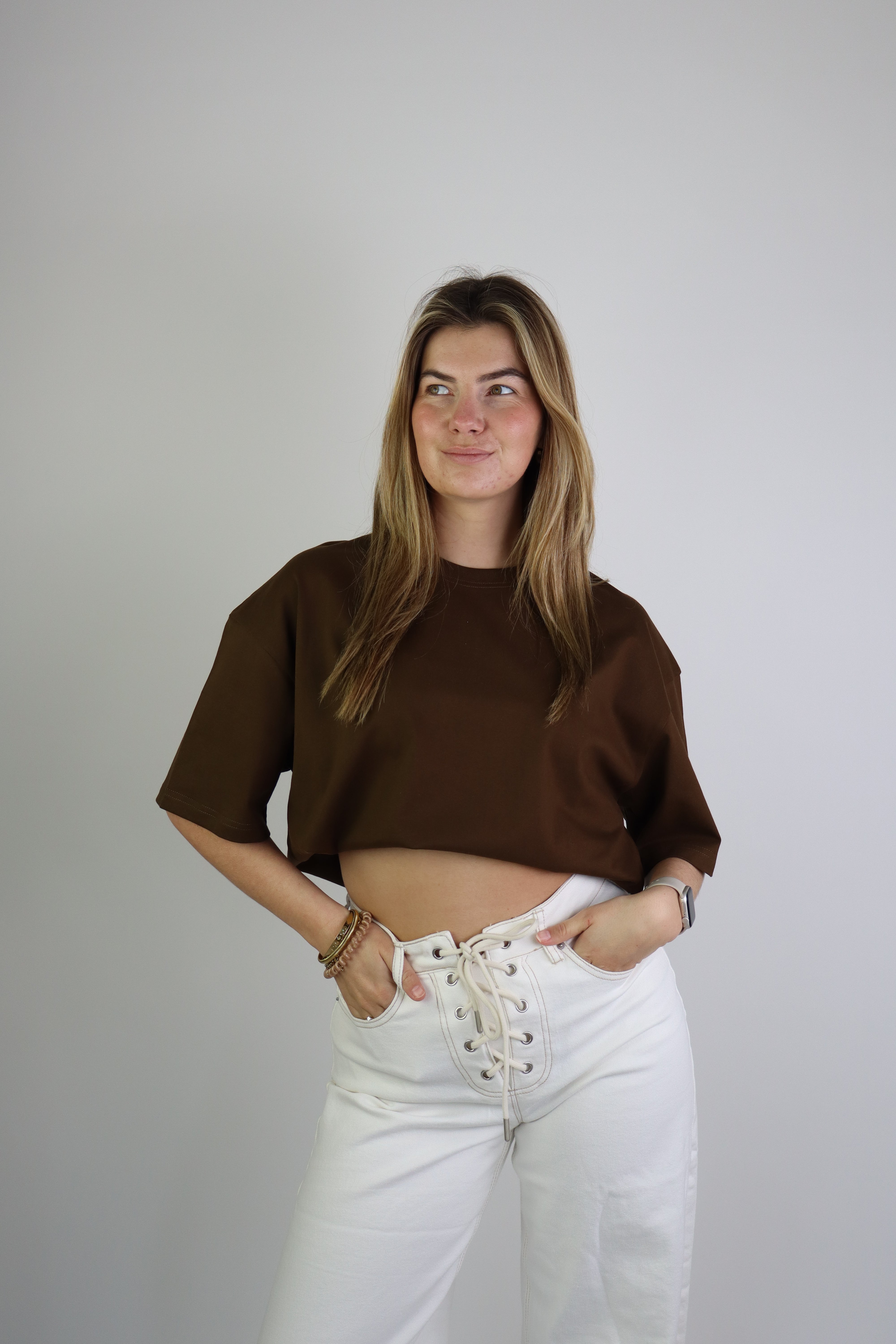 Lucce Basic Tee Brown