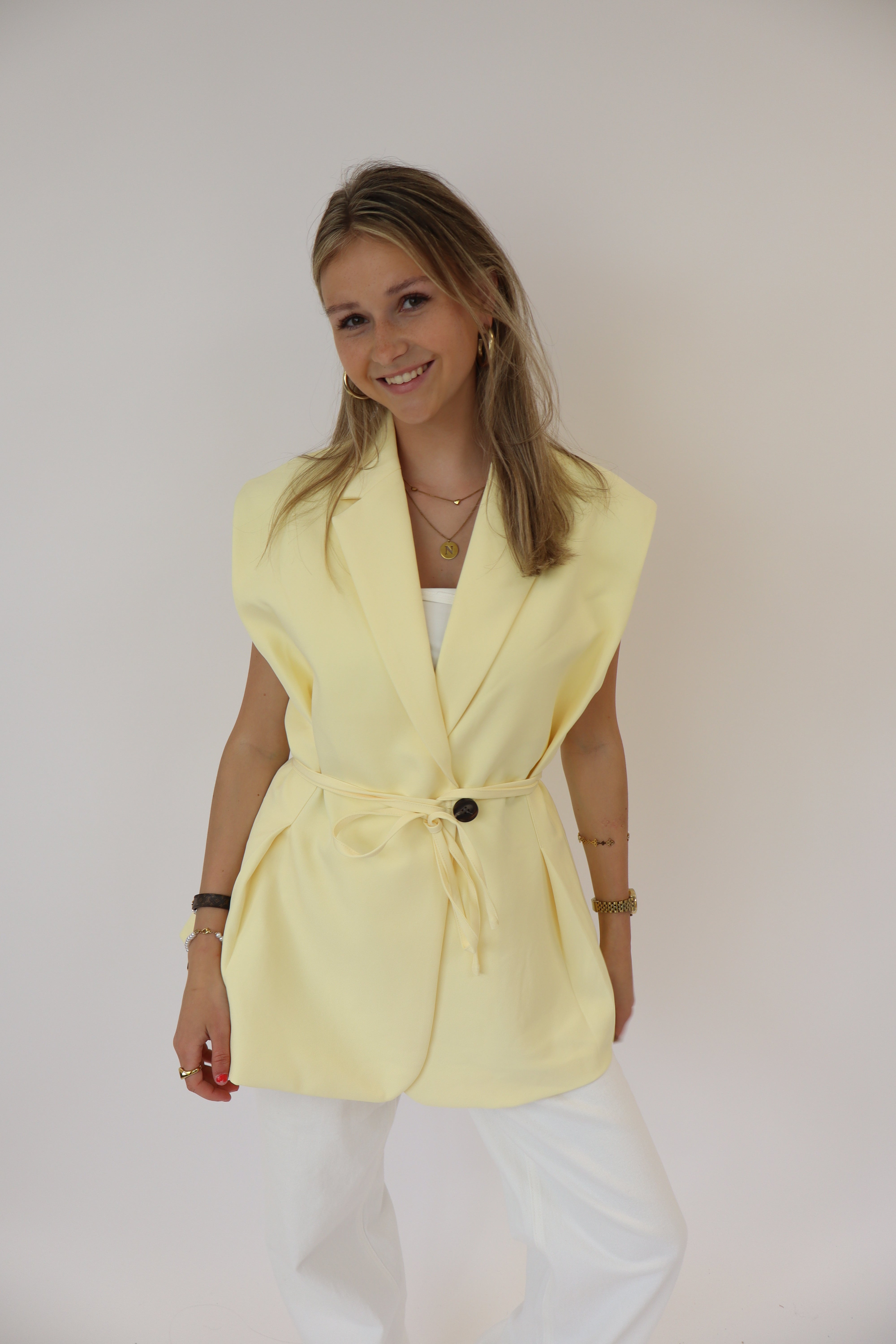Evy Gilet Geel | 24749