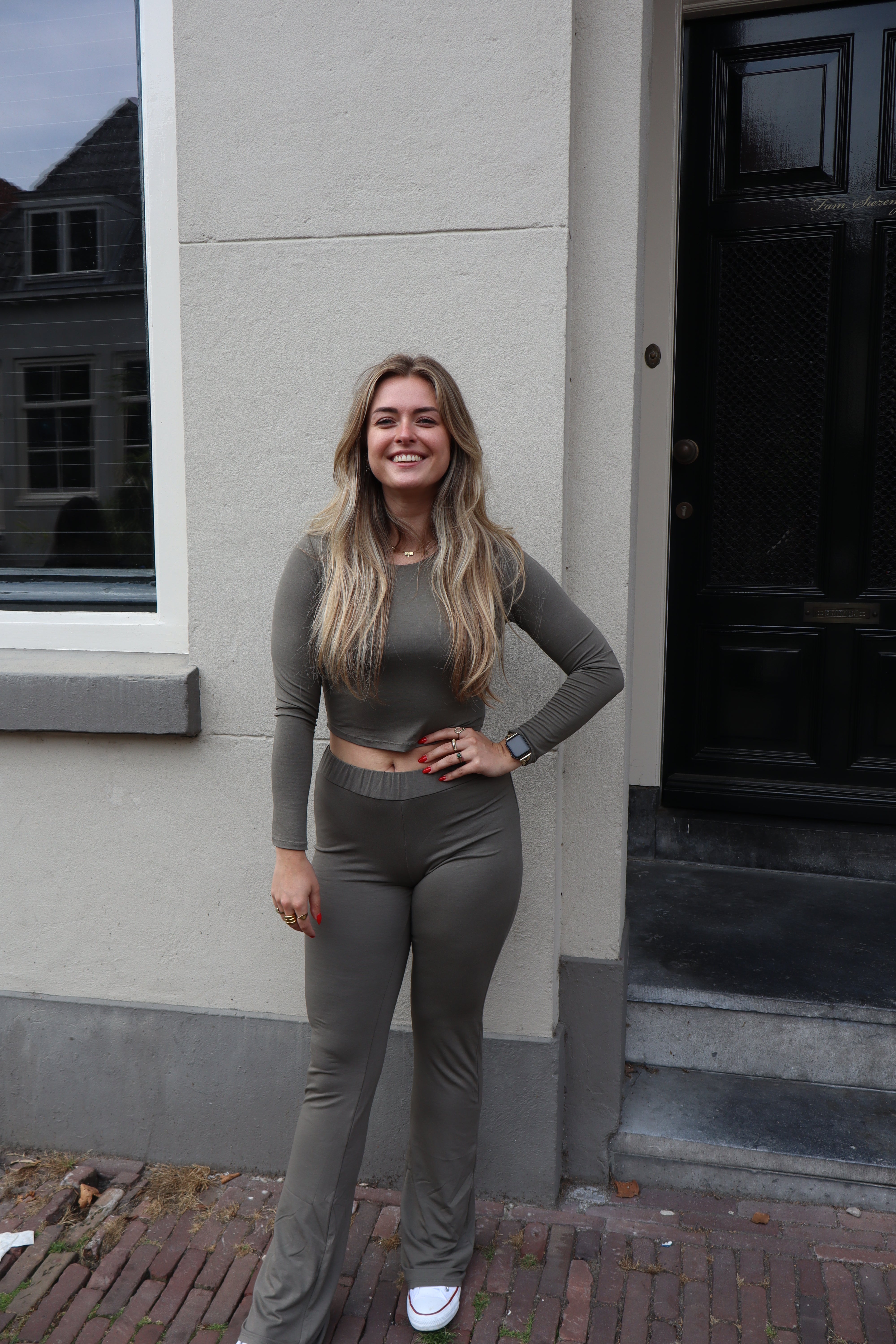 Loïs Comfy Pants Dark Taupe