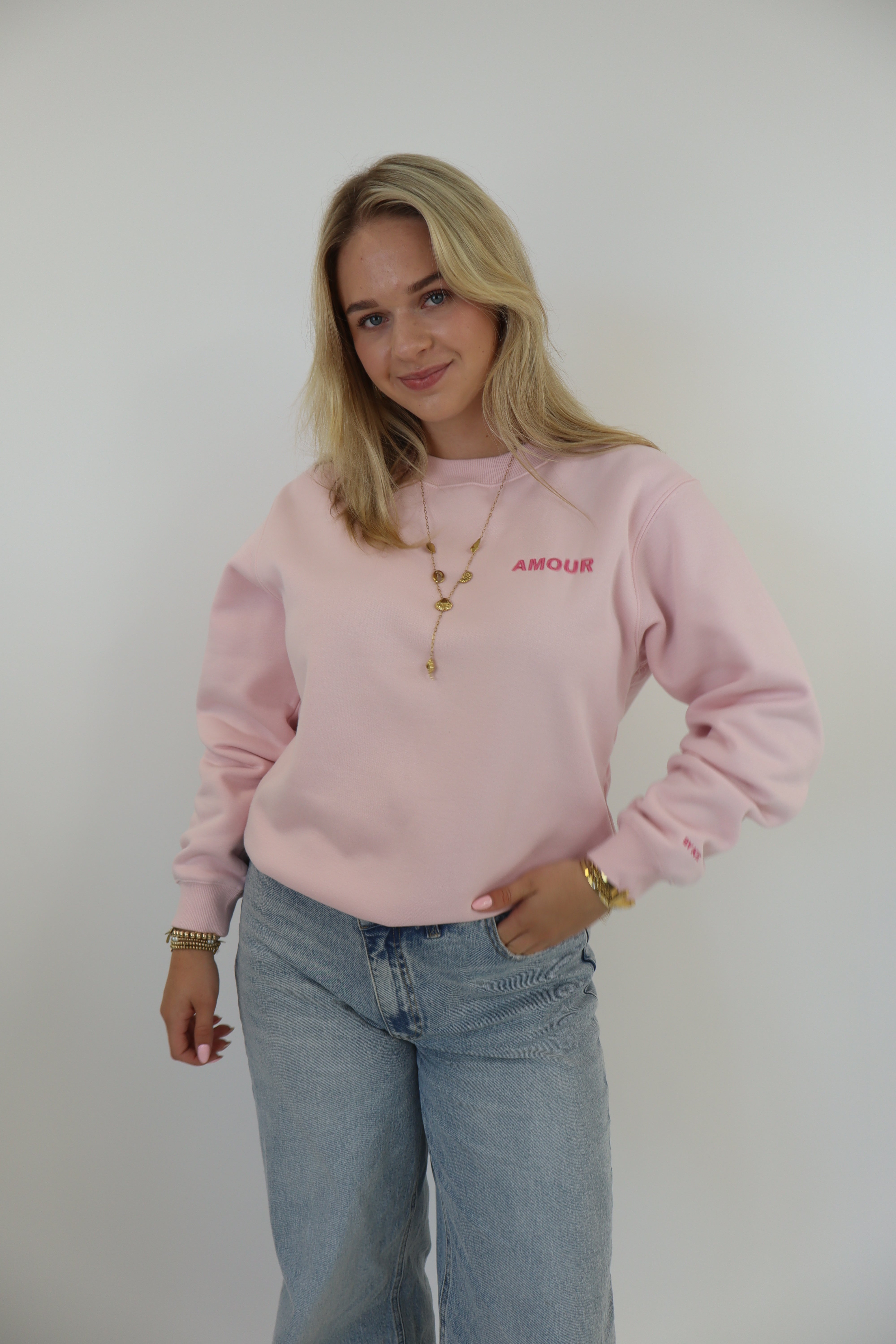 Amour Sweater - Roze