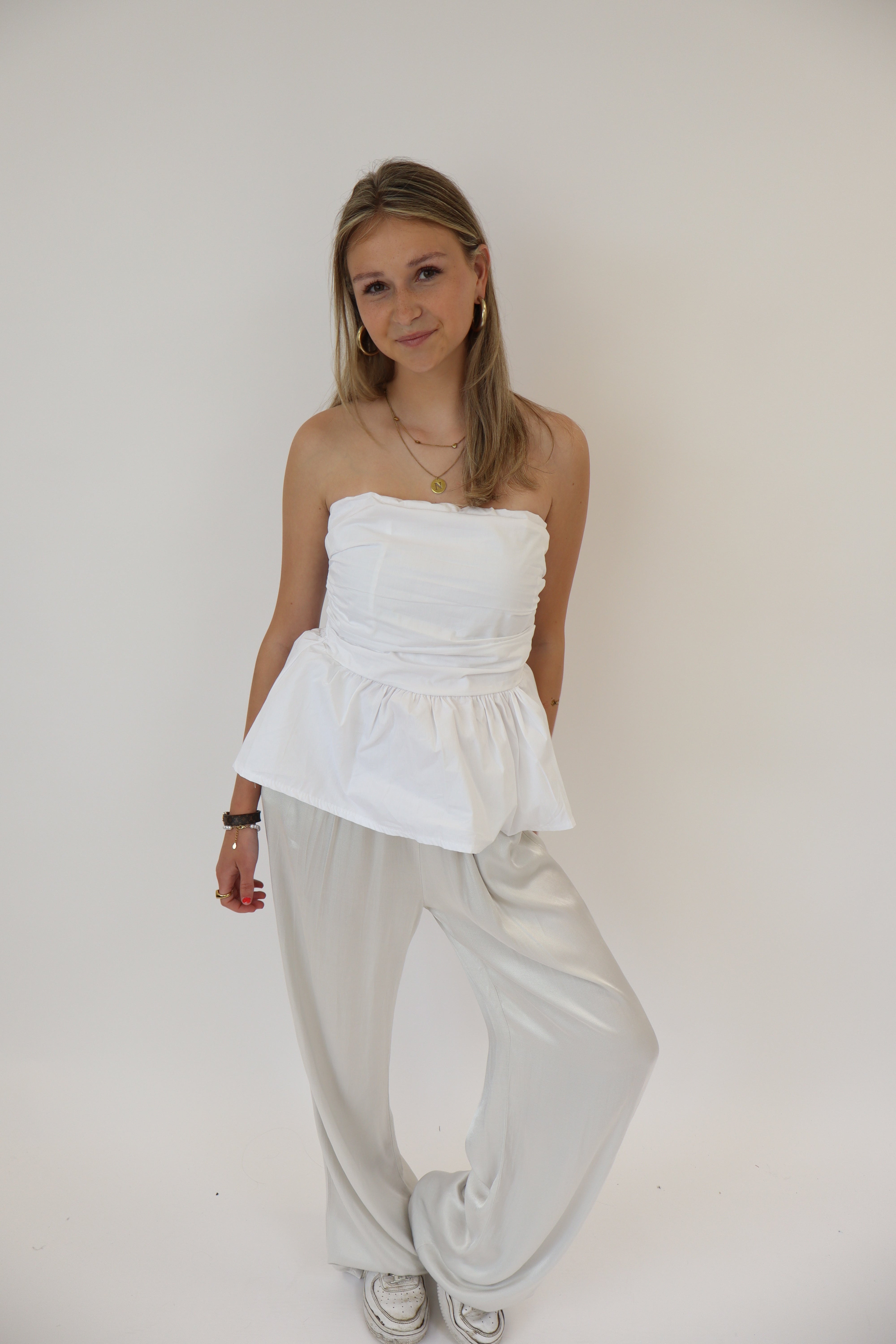Satin Pants | Sand