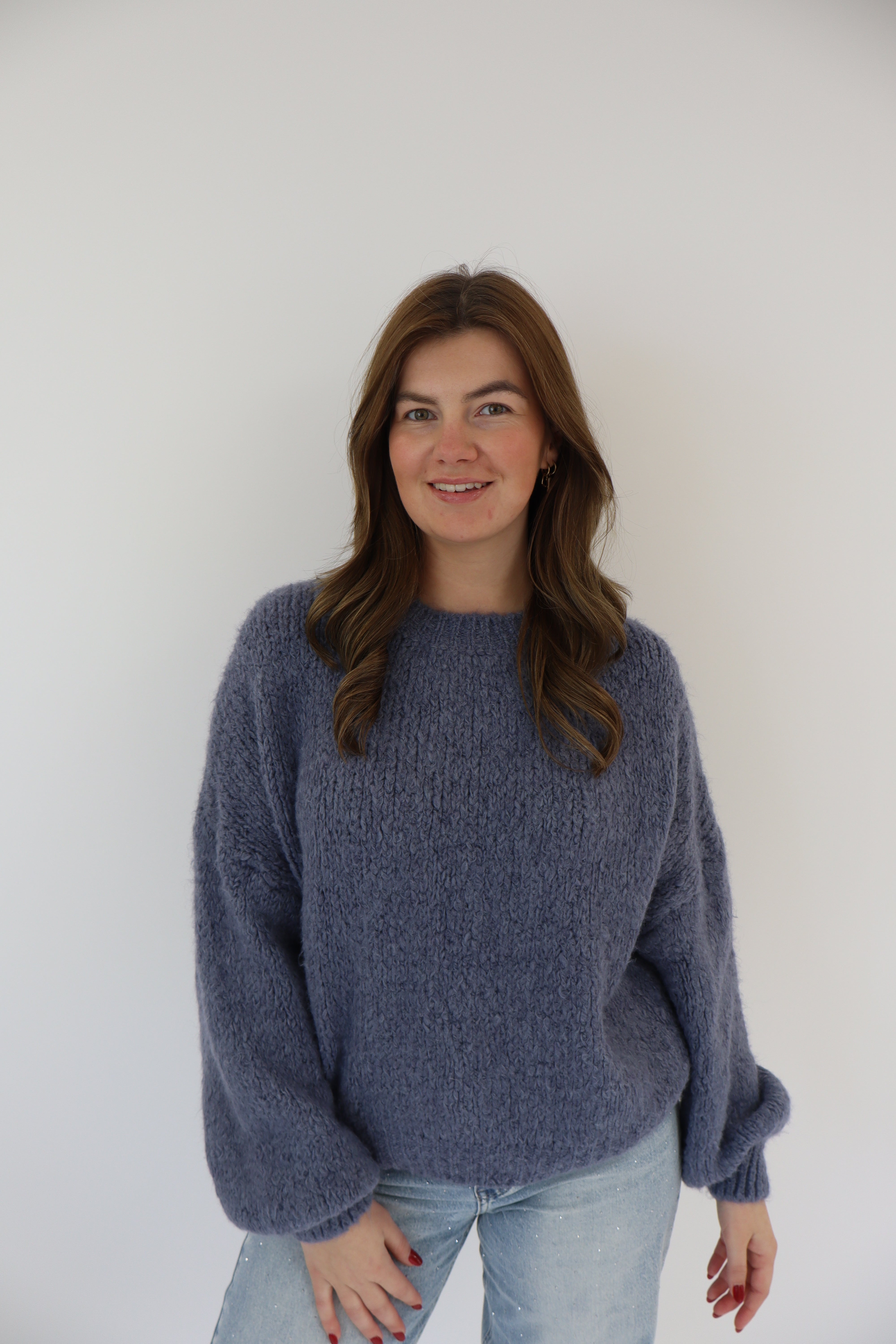 Mae Sweater Denim Blue