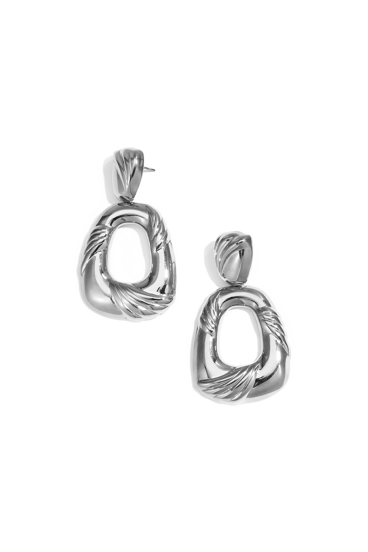 Statement Oorbellen Zilver