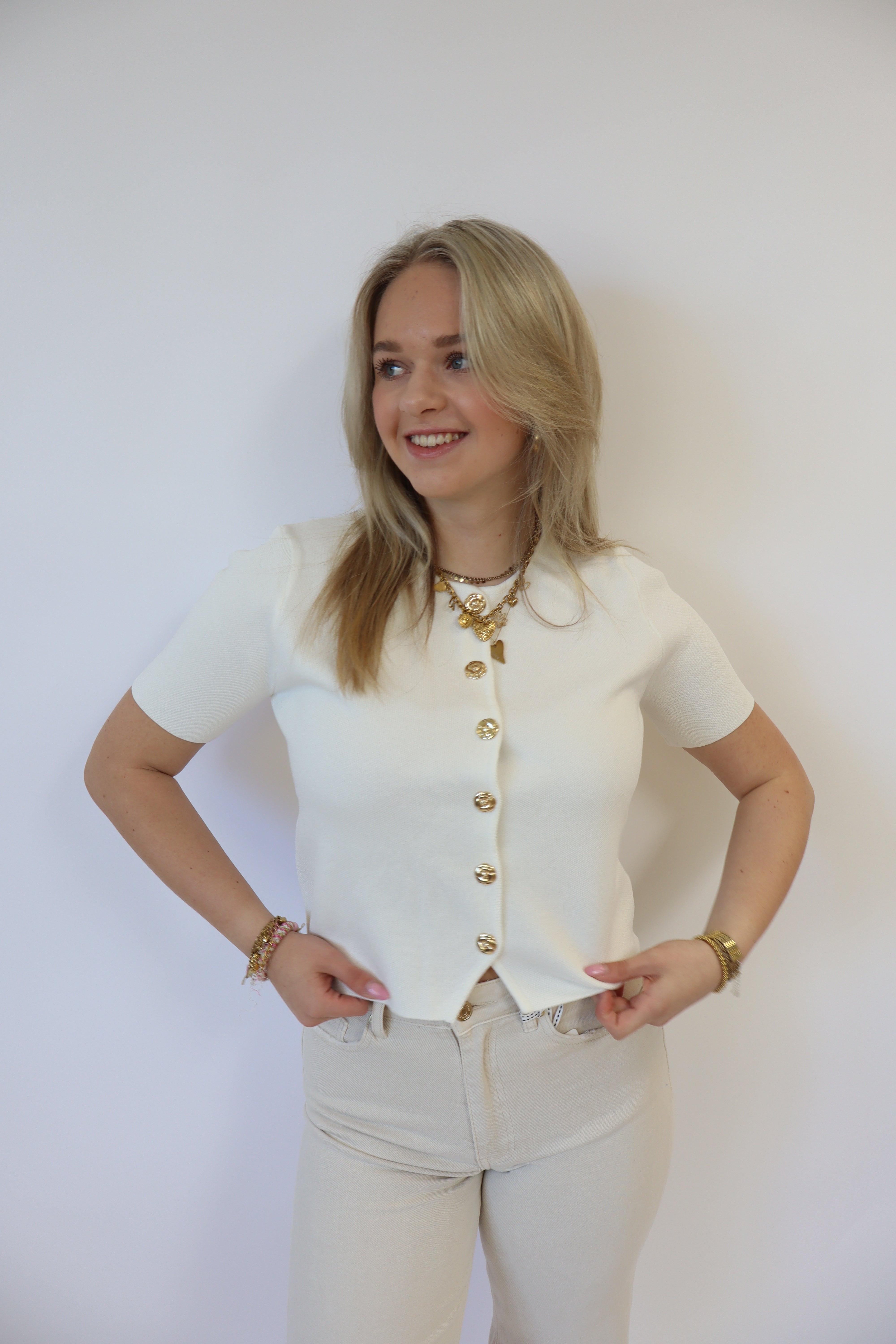 Michelle Top White