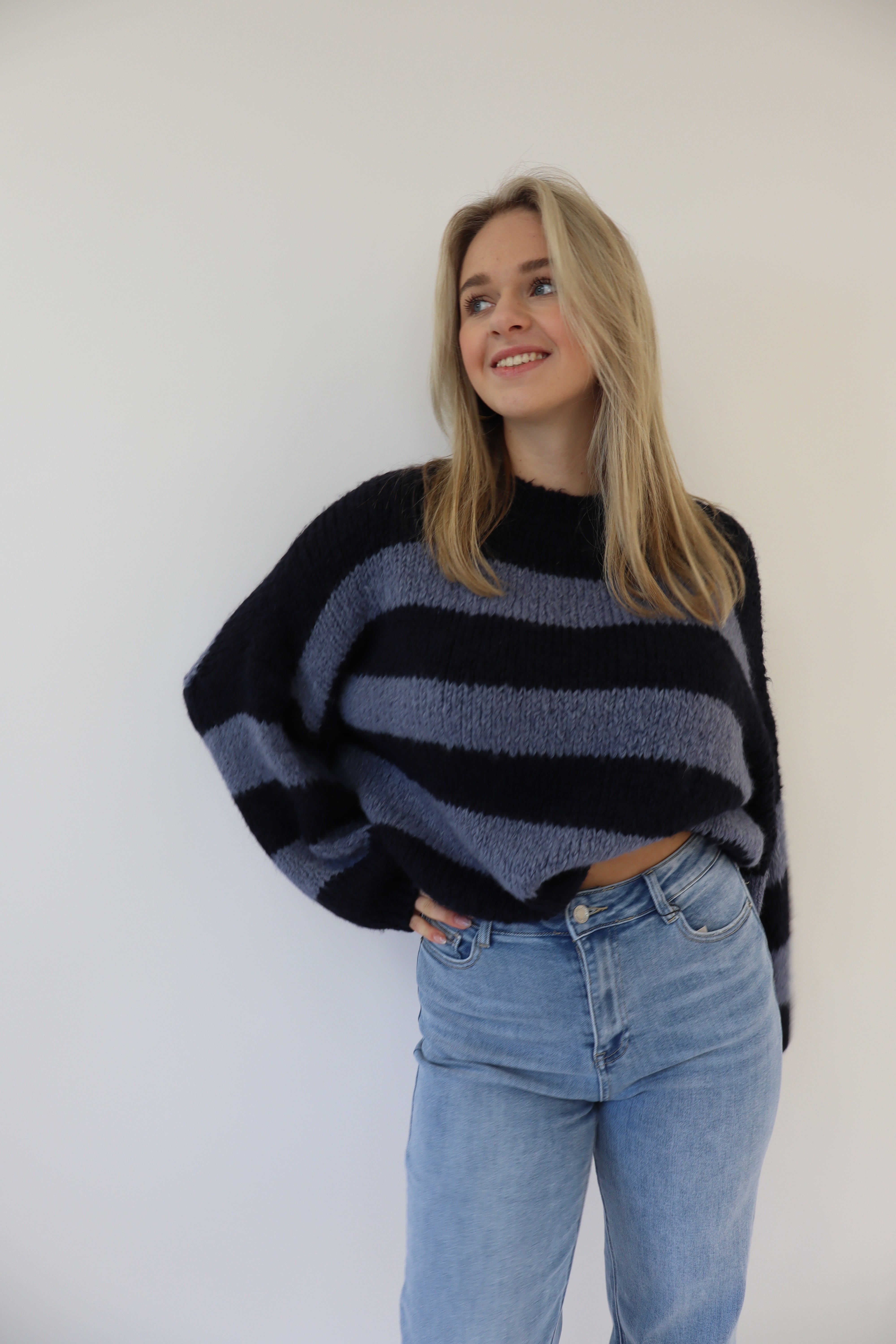 Liva Sweater Navy/Blauw