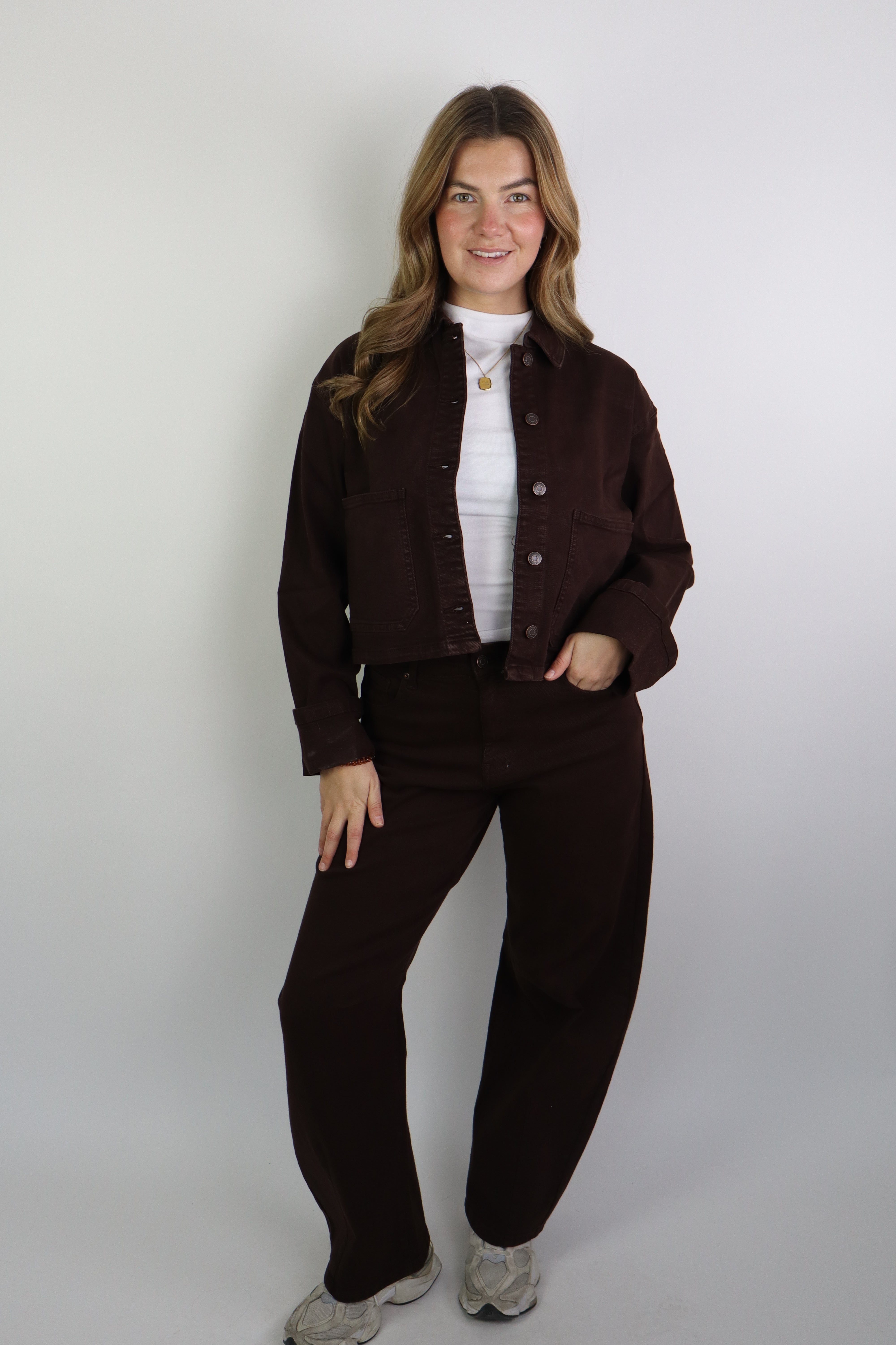 Millie Denim Jacket Brown 984