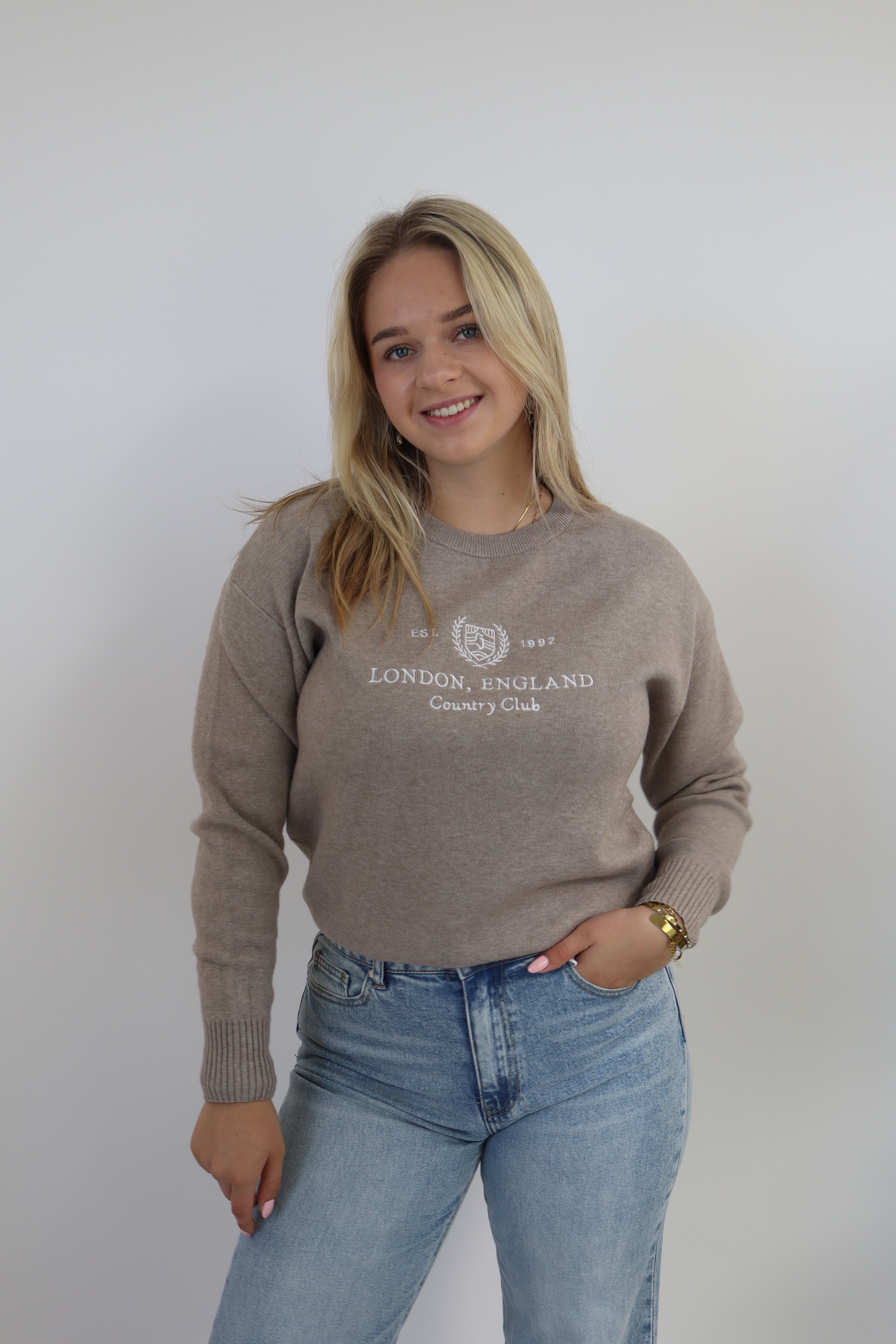 London Sweater - Taupe