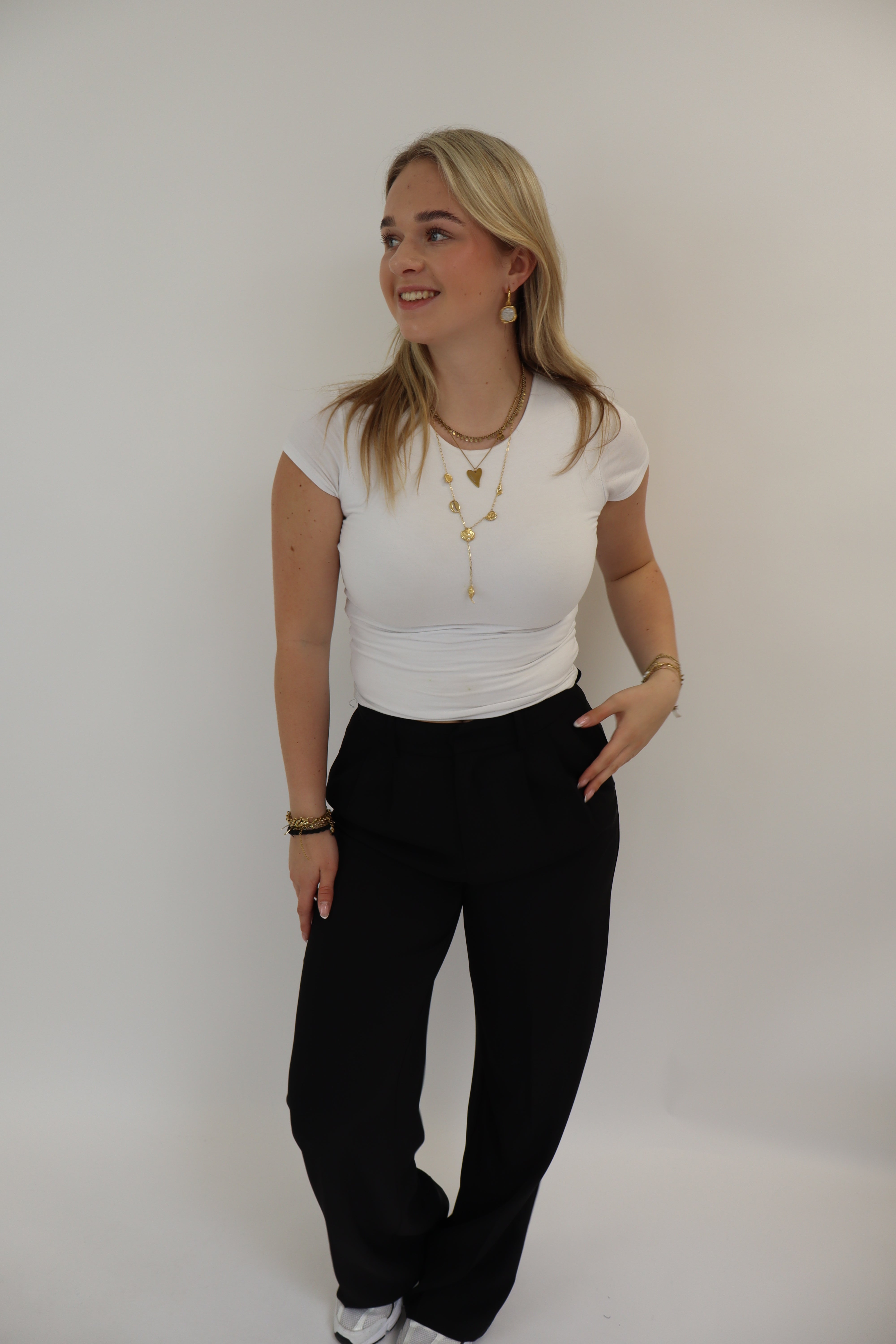 Yvette Pantalon Zwart